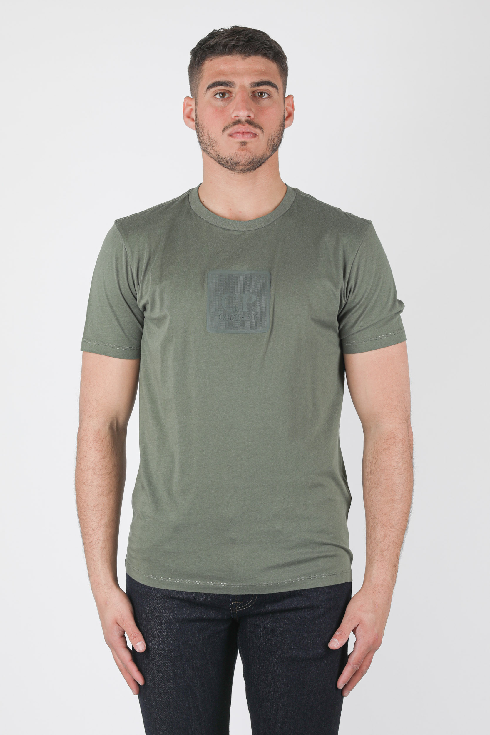 T-SHIRT C.P COMPANY VERT SAUGE S065A-668