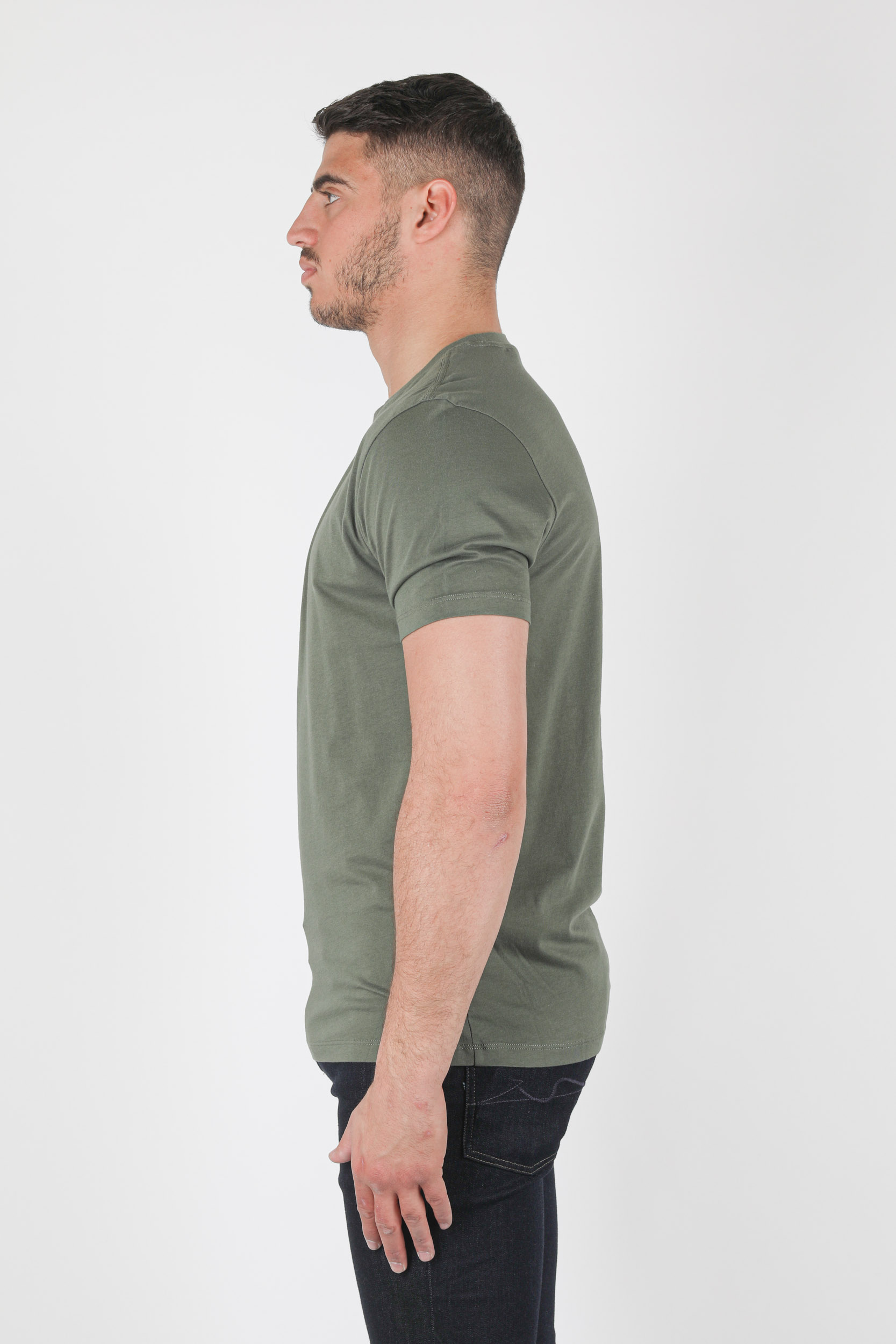 T-SHIRT C.P COMPANY VERT SAUGE S065A-668