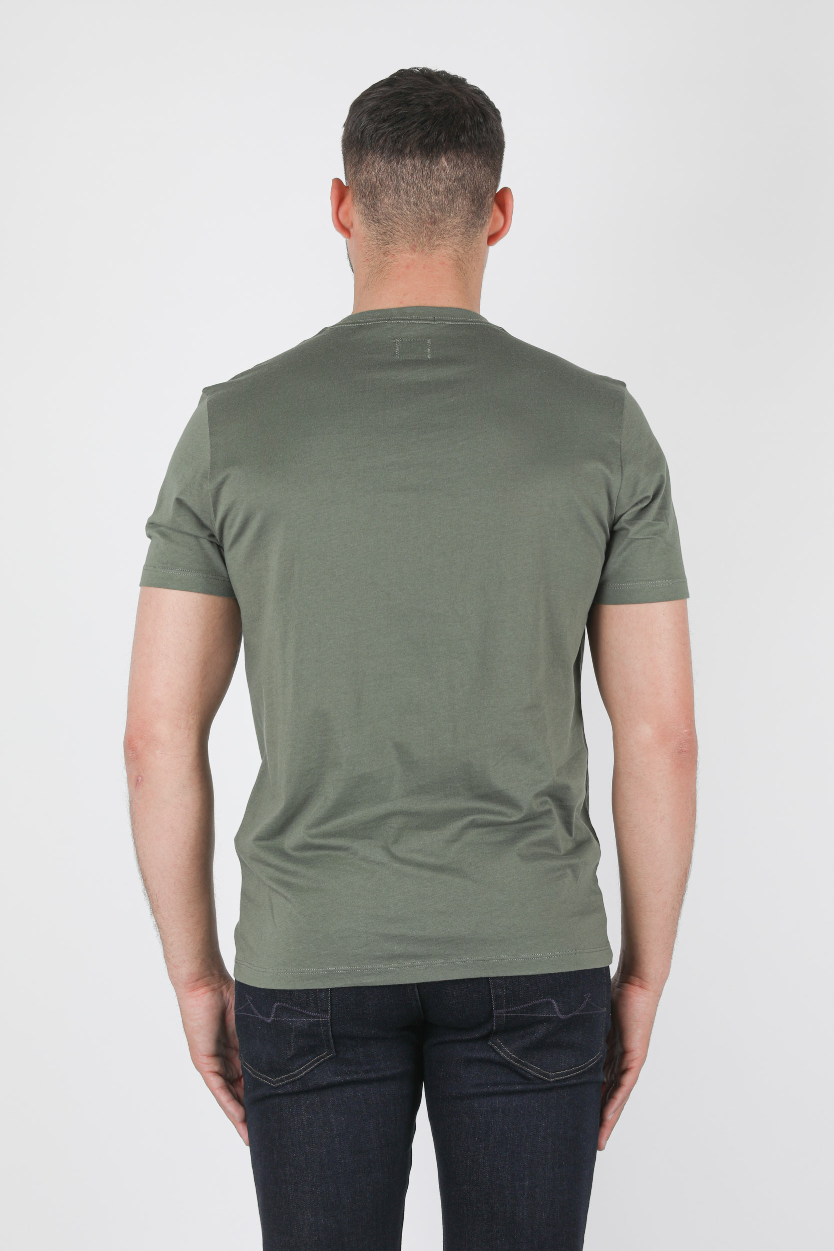 T-SHIRT C.P COMPANY VERT SAUGE S065A-668