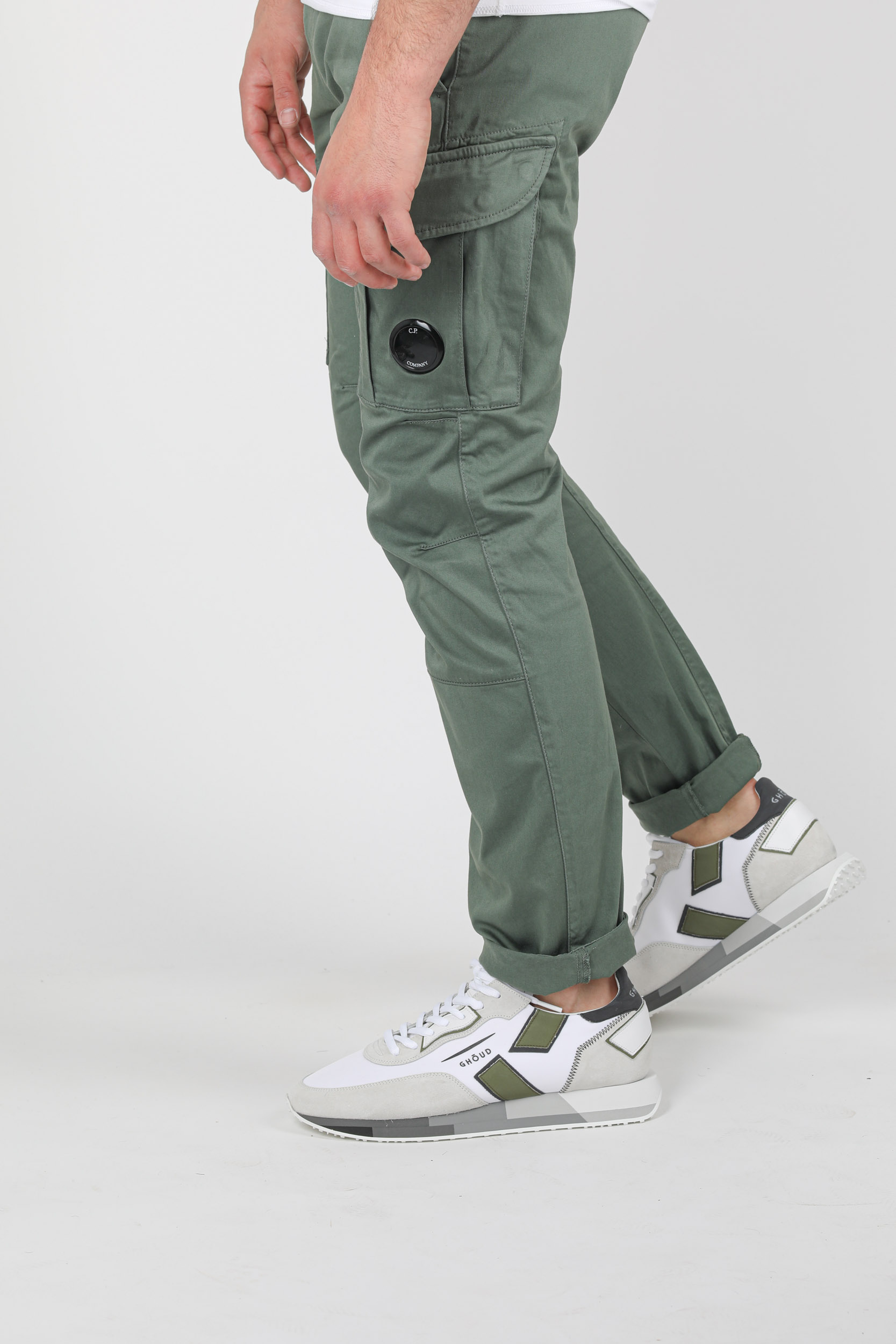 PANTALON CARGO C.P COMPANY VERT SAUGE A151A-668