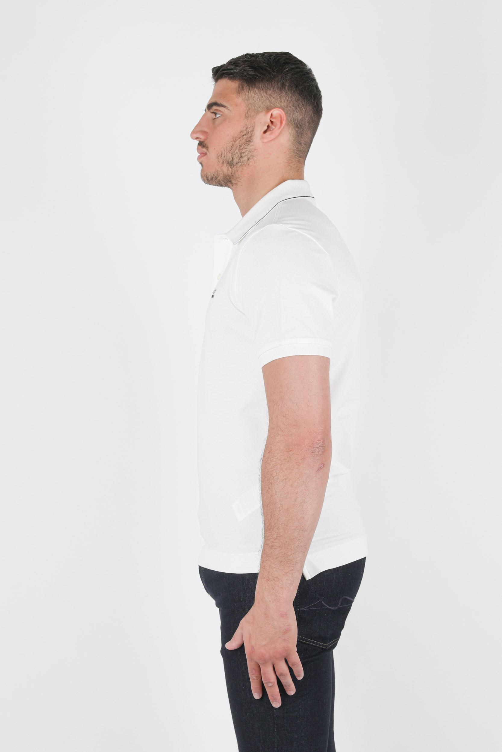 POLO C.P COMPANY BLANC L040A-103