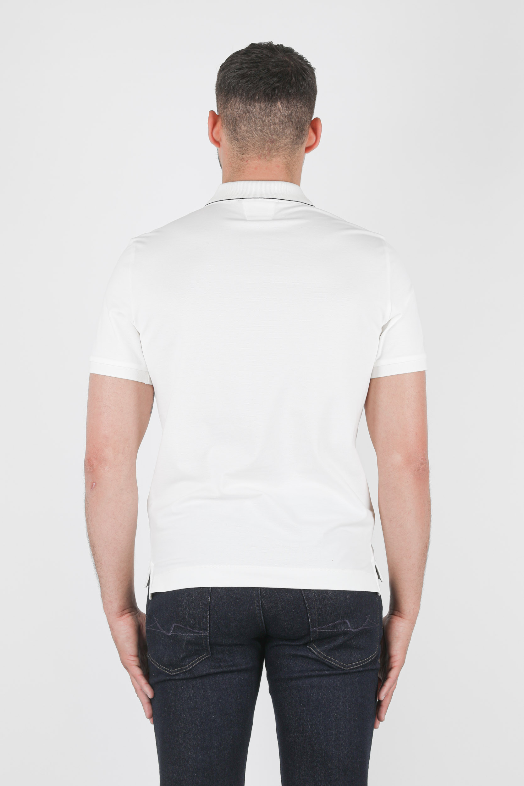 POLO C.P COMPANY BLANC L040A-103
