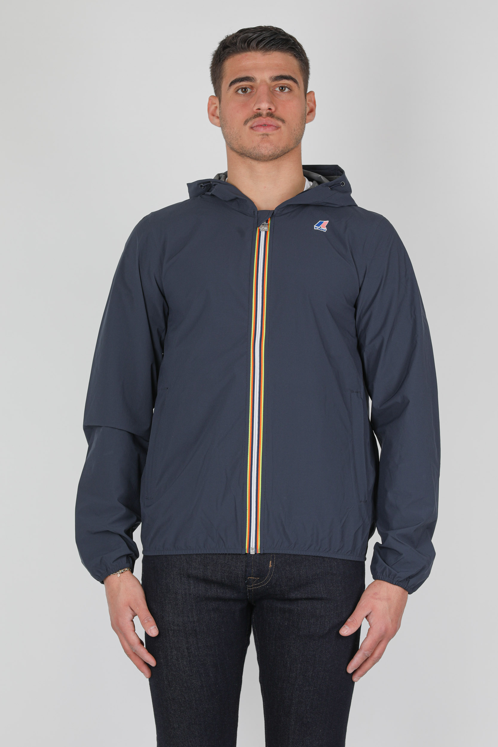 COUPE-VENT K-WAY NYLON STRETCH MARINE K00BBV0-K89