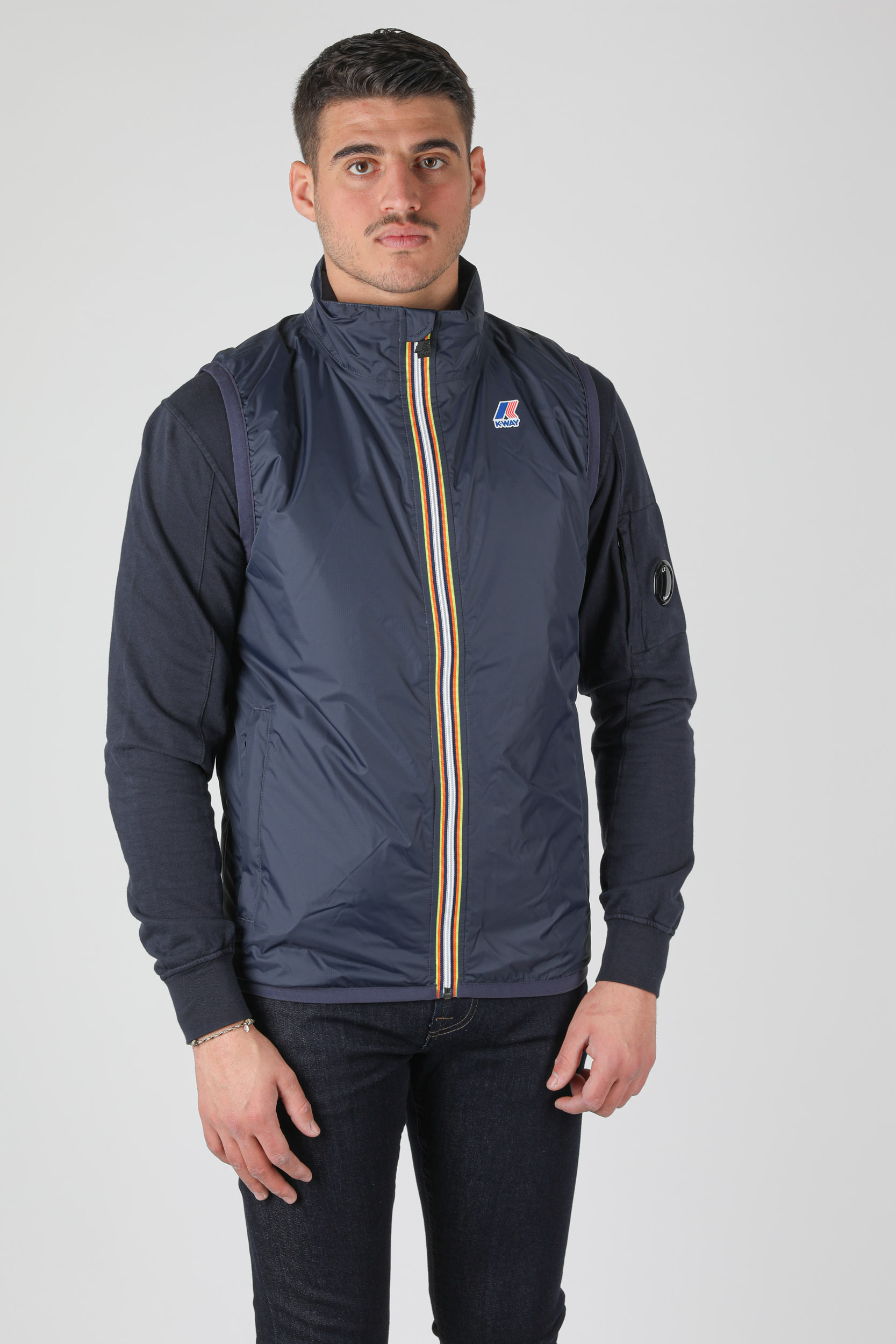 COUPE-VENT SANS MANCHES K-WAY MARINE K00BDF0-K89