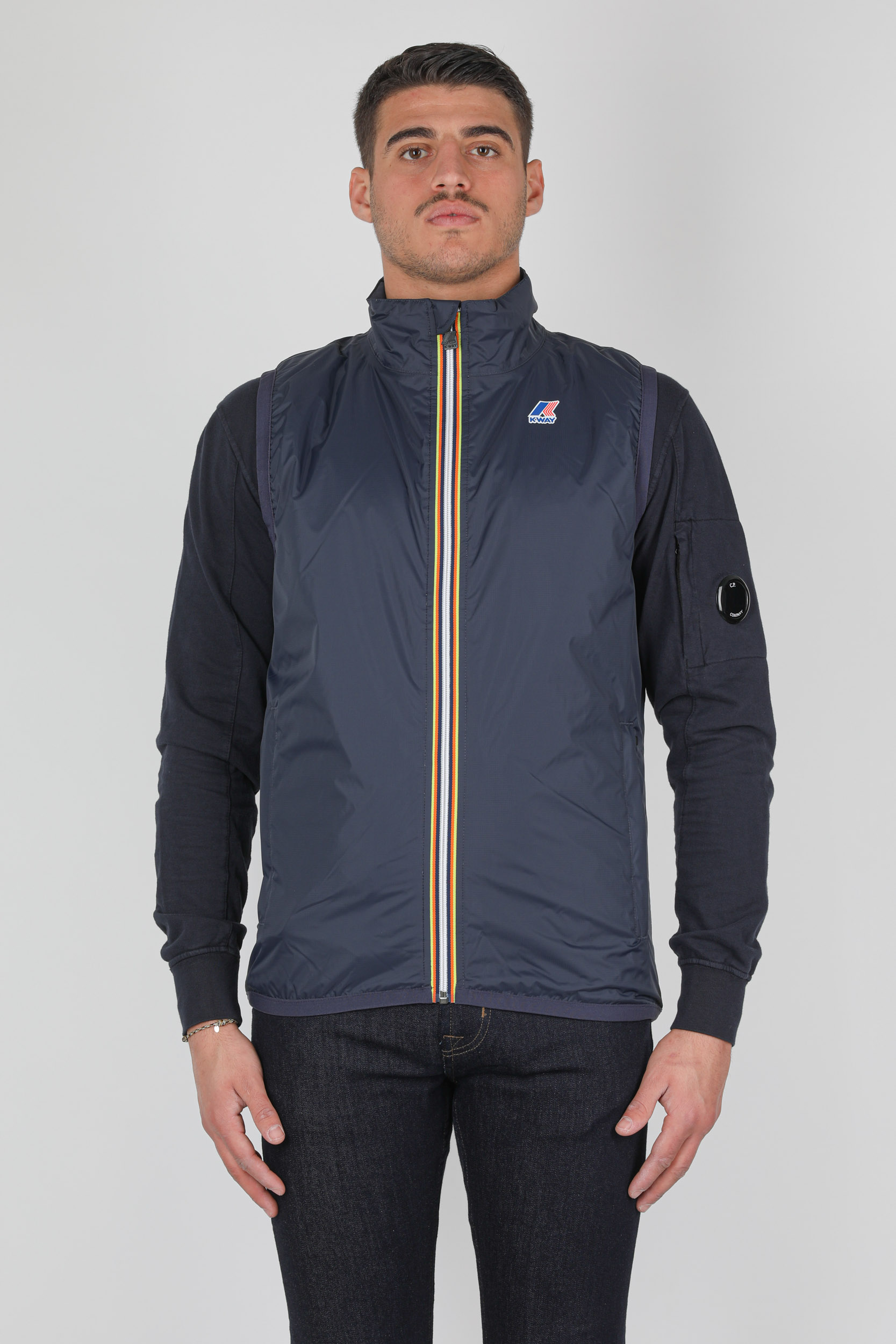 COUPE-VENT SANS MANCHES K-WAY MARINE K00BDF0-K89