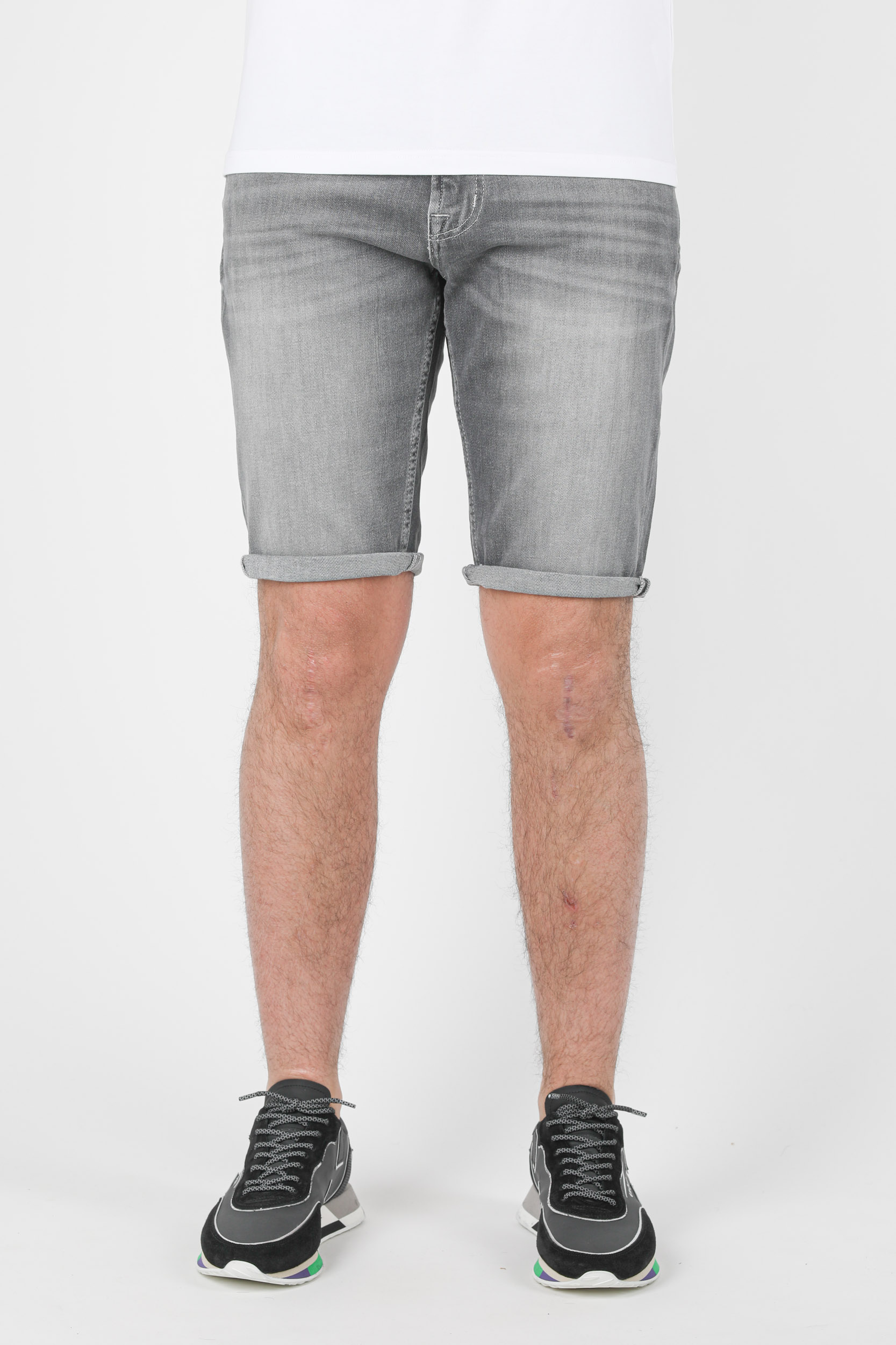 SHORT EN JEAN SEVEN GRIS JSZ2B070HG