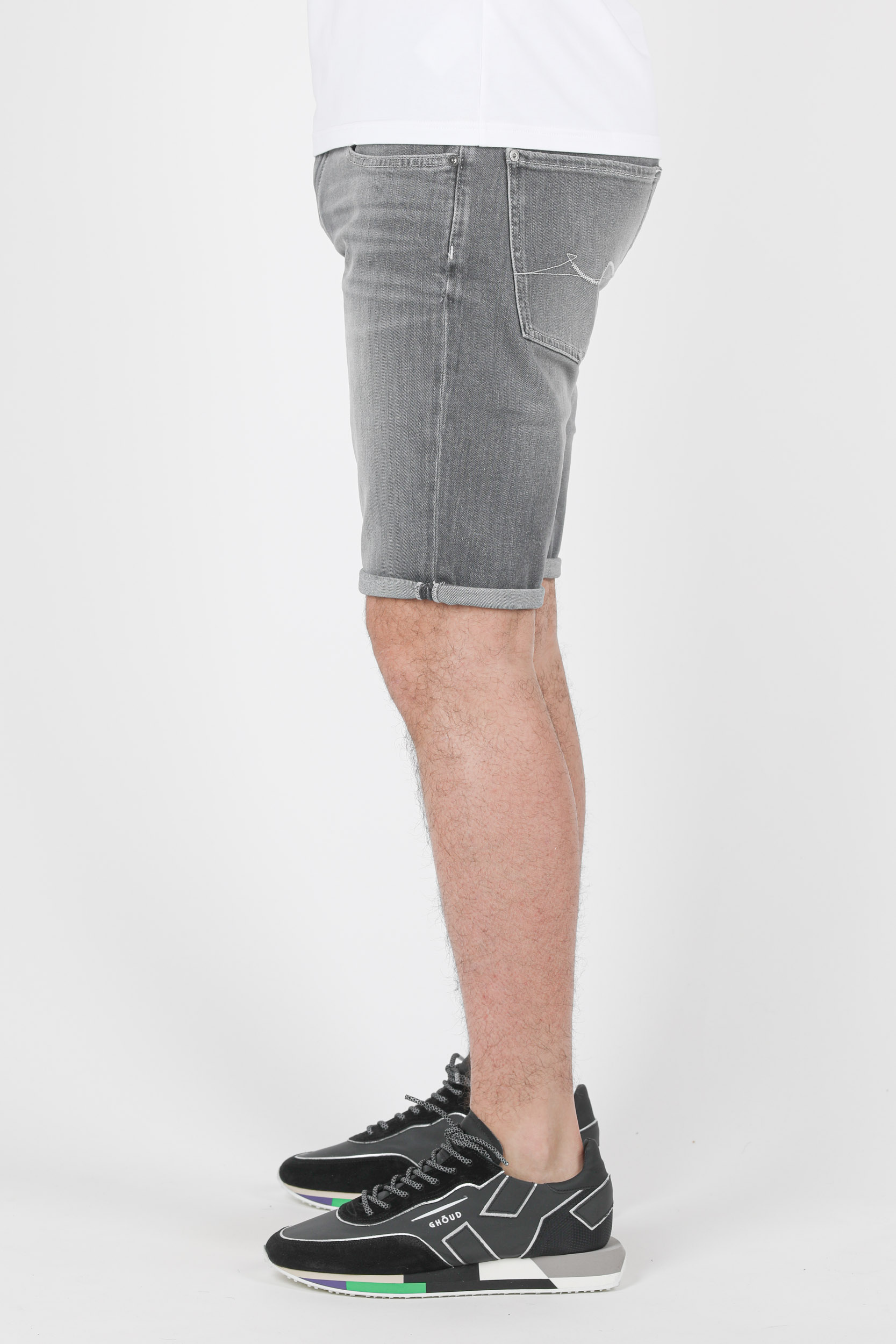 SHORT EN JEAN SEVEN GRIS JSZ2B070HG