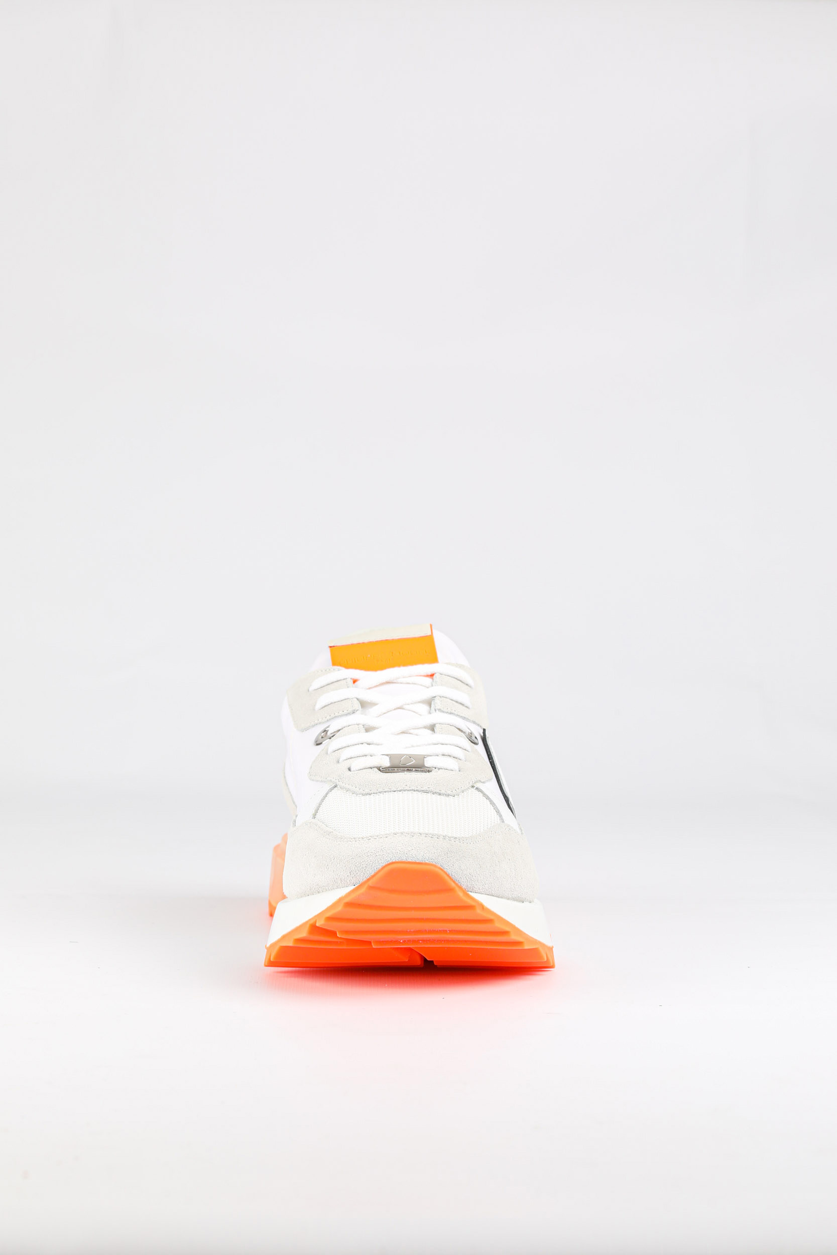 BASKETS PHILIPPE MODEL BLANCHE ET ORANGE FLUO LRLU-WF02