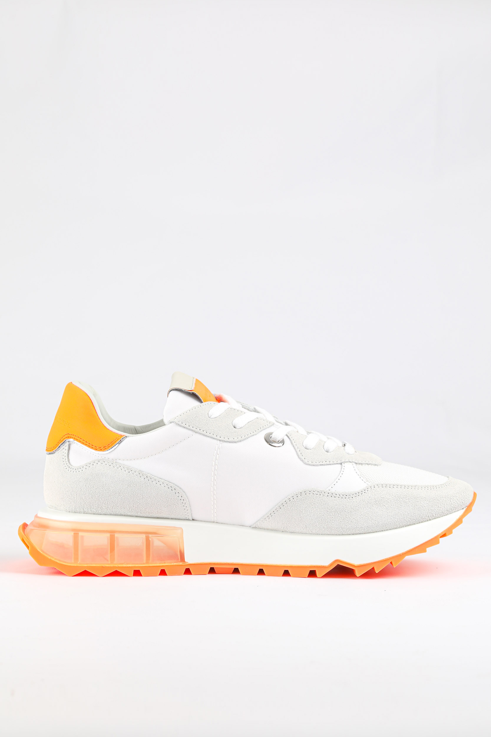 BASKETS PHILIPPE MODEL BLANCHE ET ORANGE FLUO LRLU-WF02