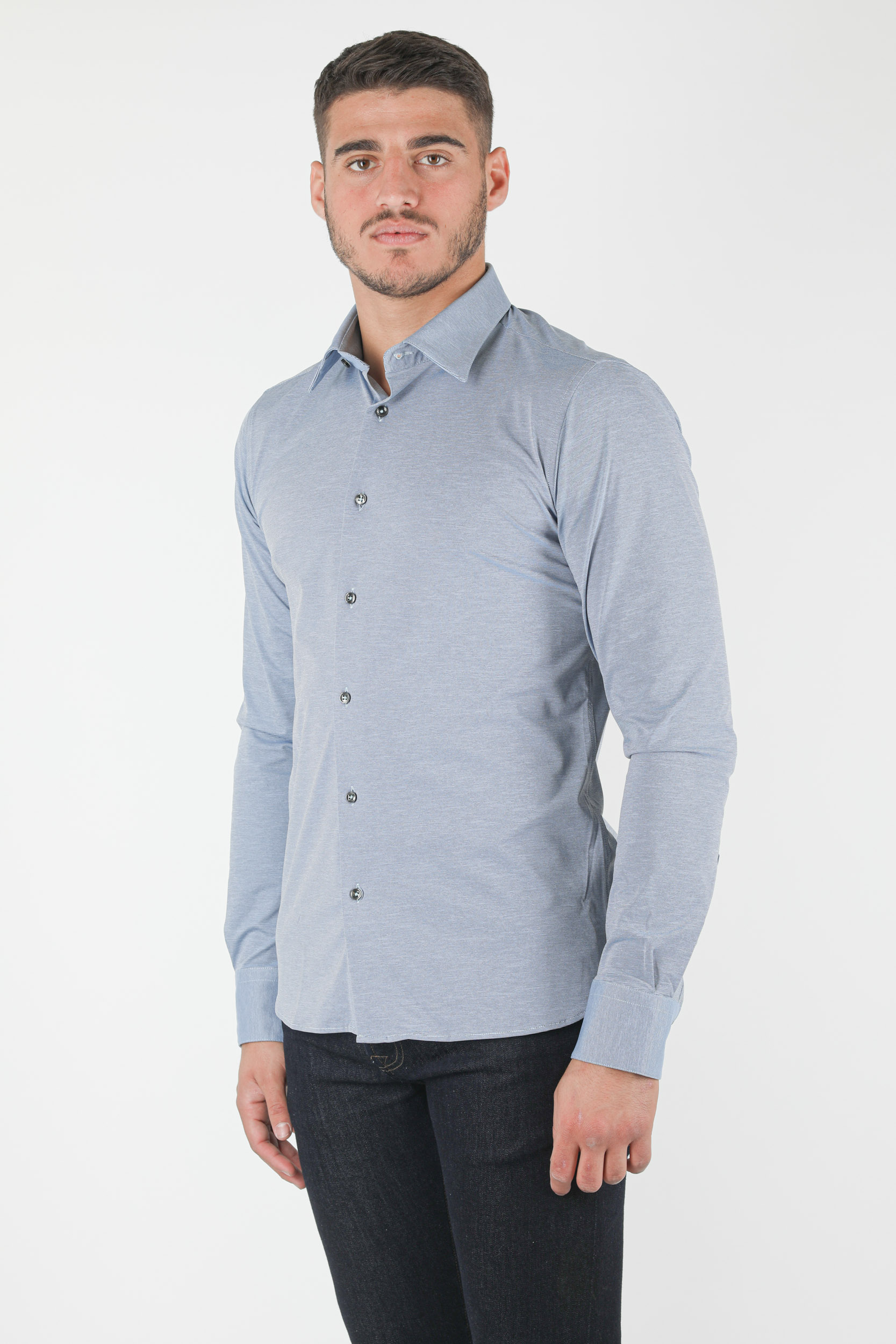 CHEMISE RRD BLEU CHINE 21188-V07