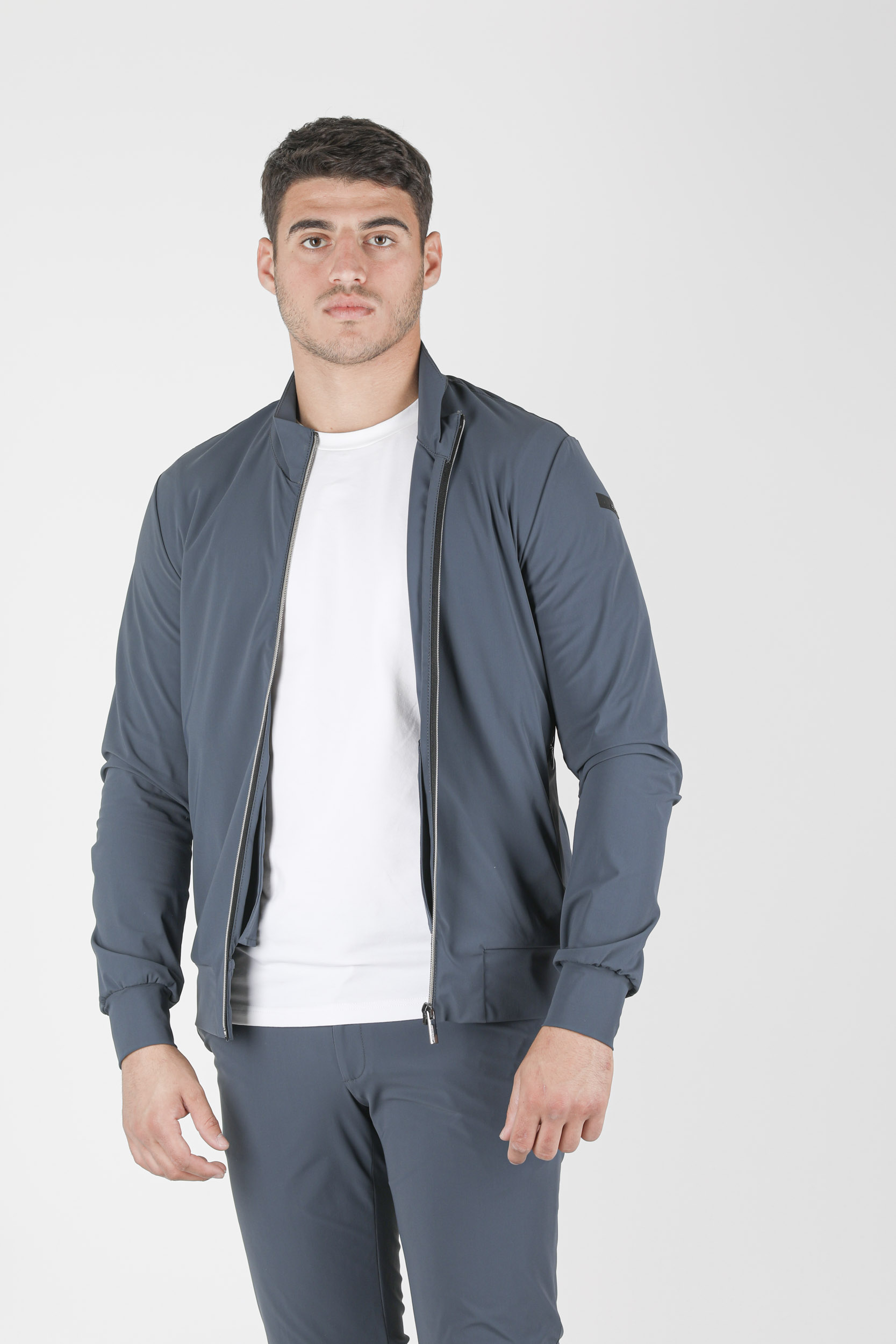 VESTE RRD GRIS/BLEU 21102-61