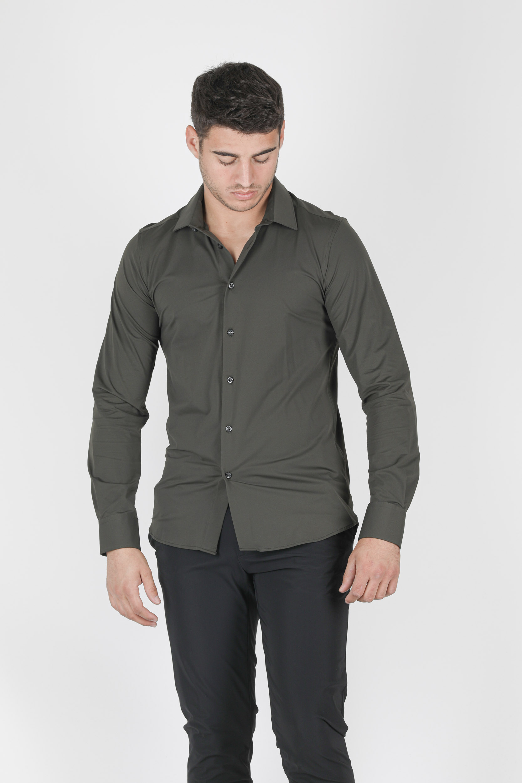 CHEMISE RRD KAKI 21181-21