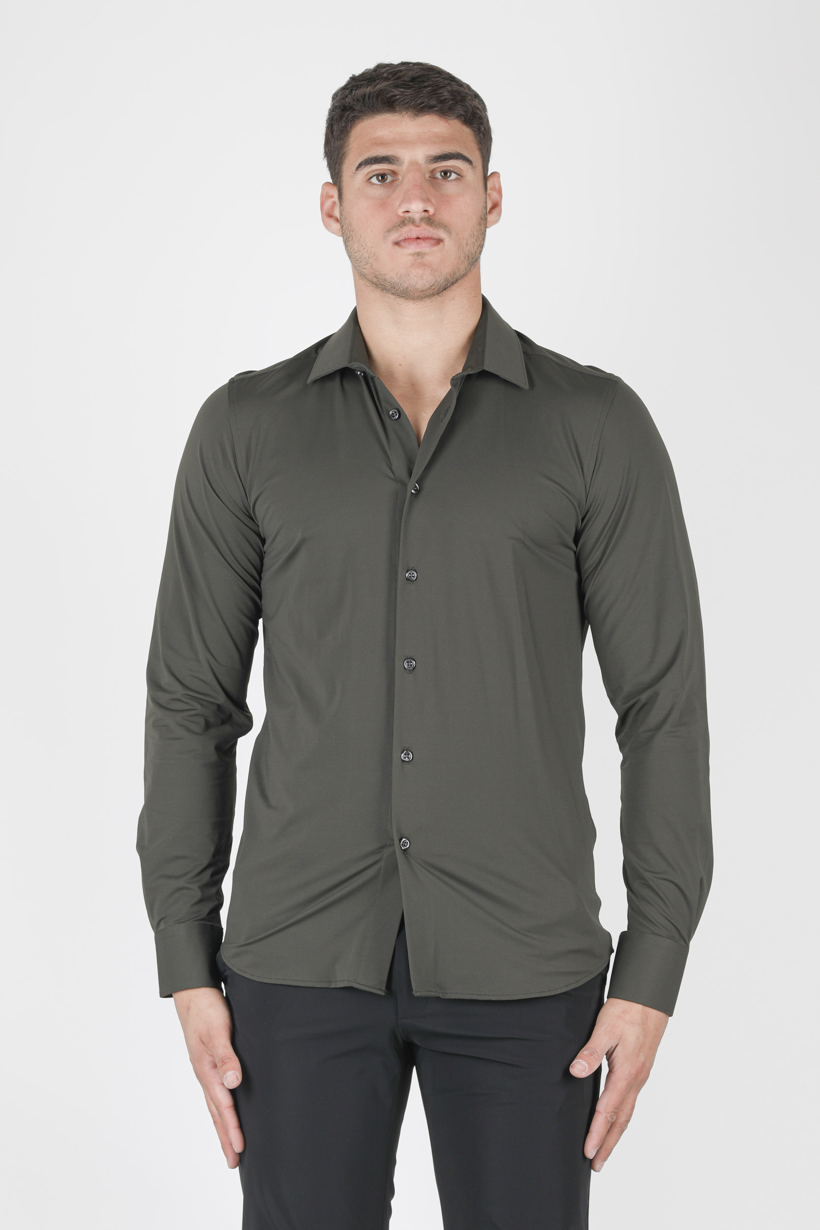 CHEMISE RRD KAKI 21181-21