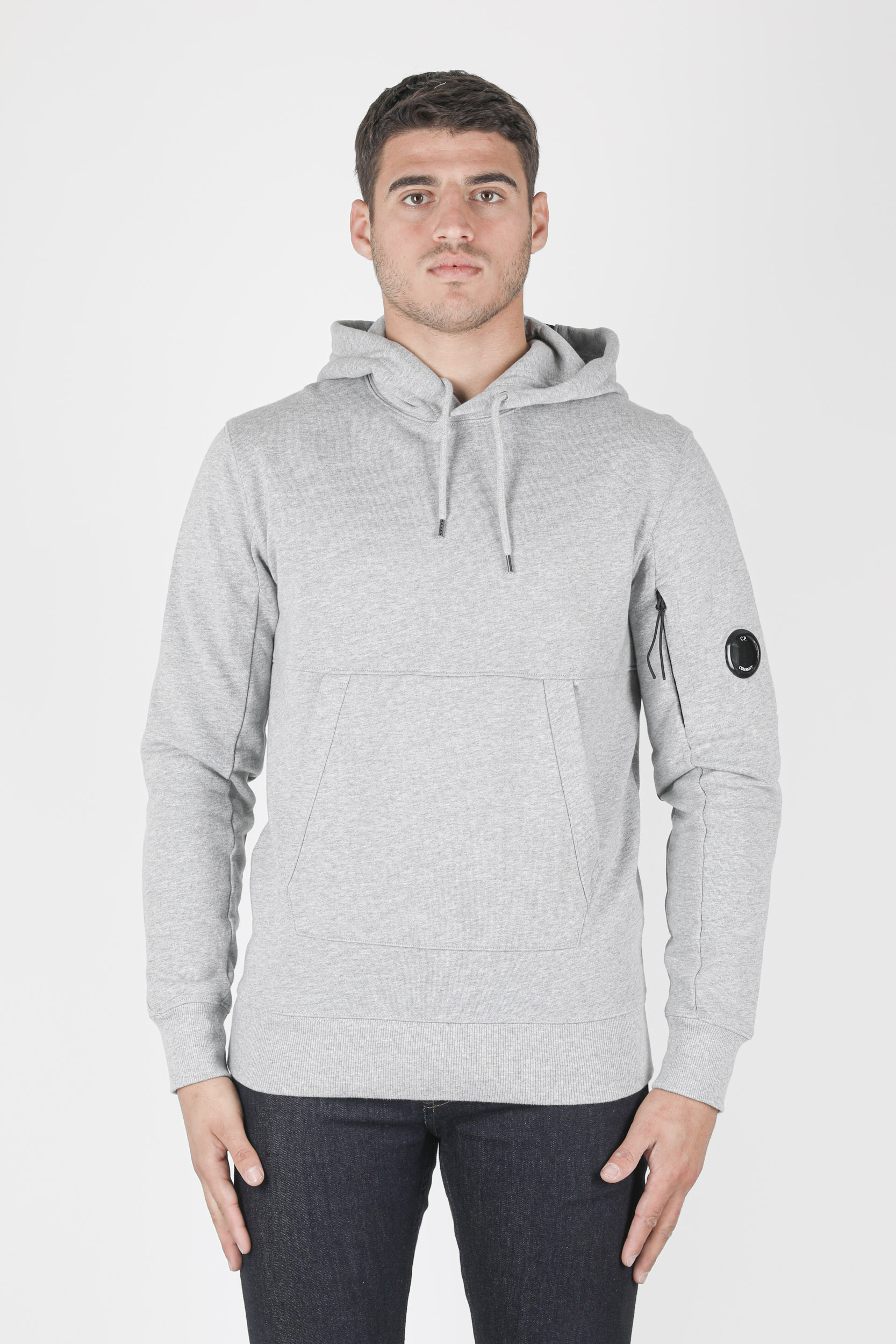 SWEAT A CAPUCHE C.P COMPANY GRIS S047A-M93