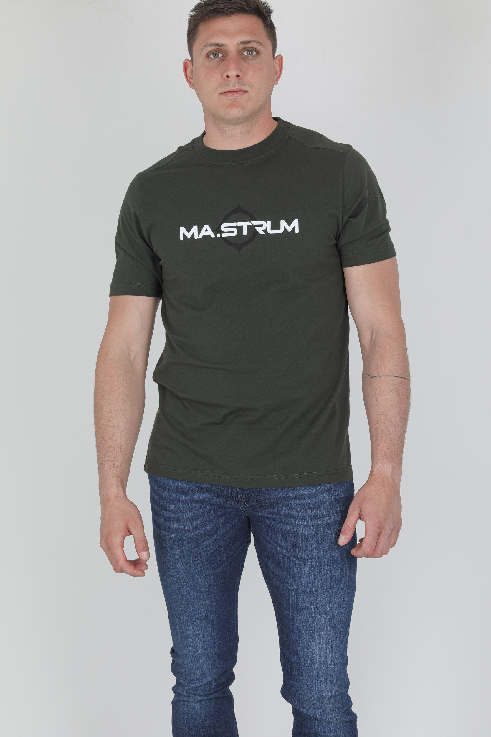 T-SHIRT LOGO KAKI MASTRUM MAS8369-M306