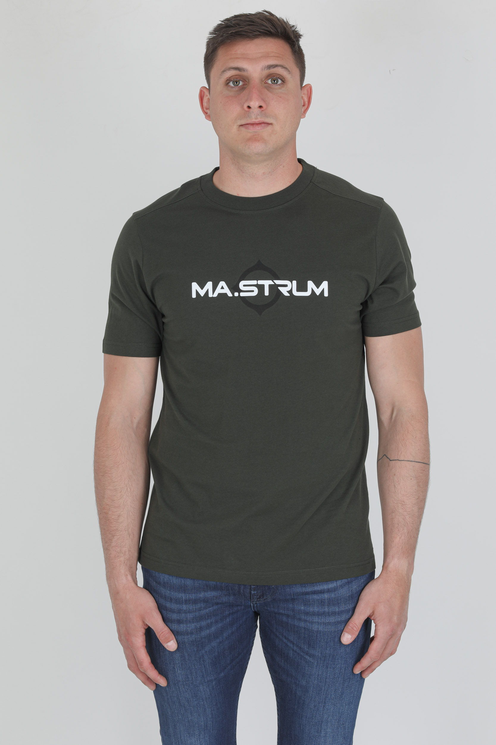 T-SHIRT LOGO KAKI MASTRUM MAS8369-M306