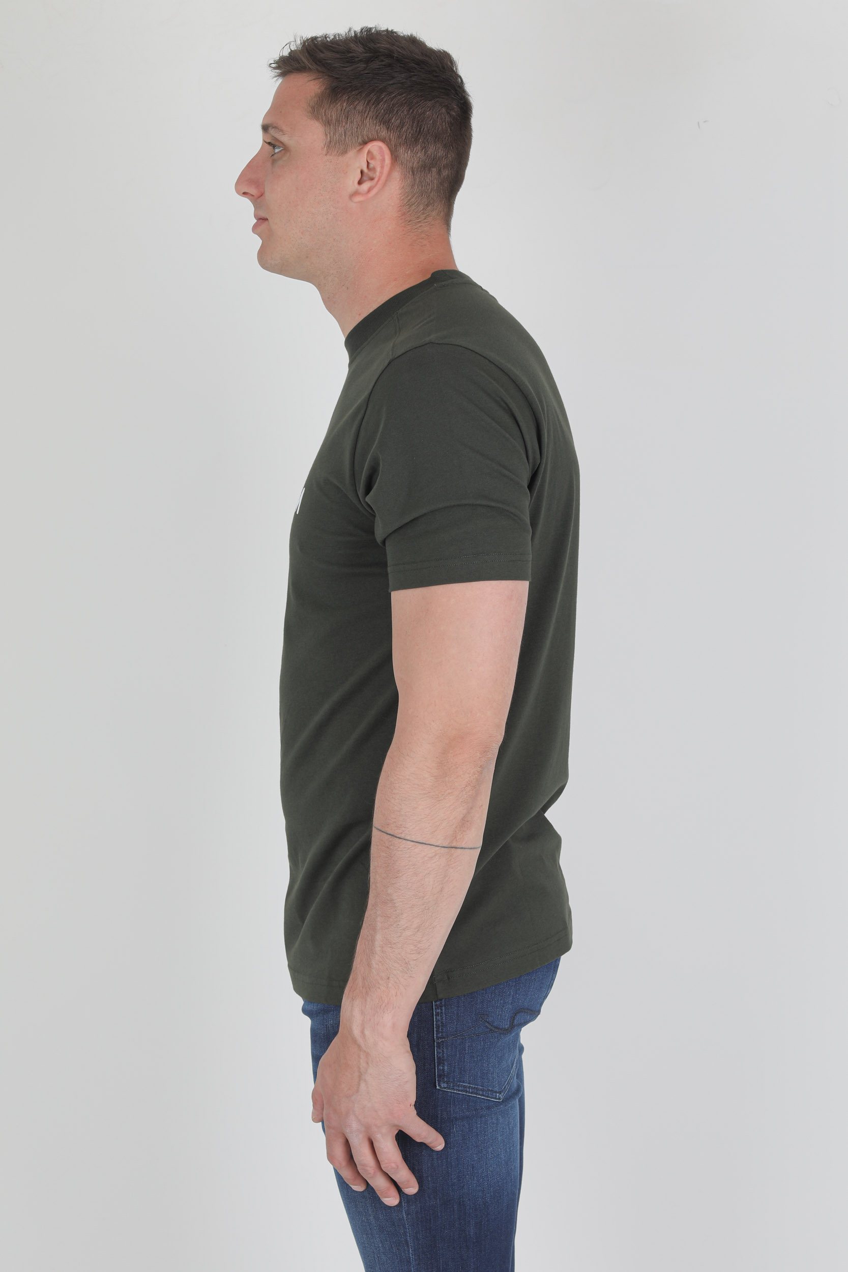 T-SHIRT LOGO KAKI MASTRUM MAS8369-M306