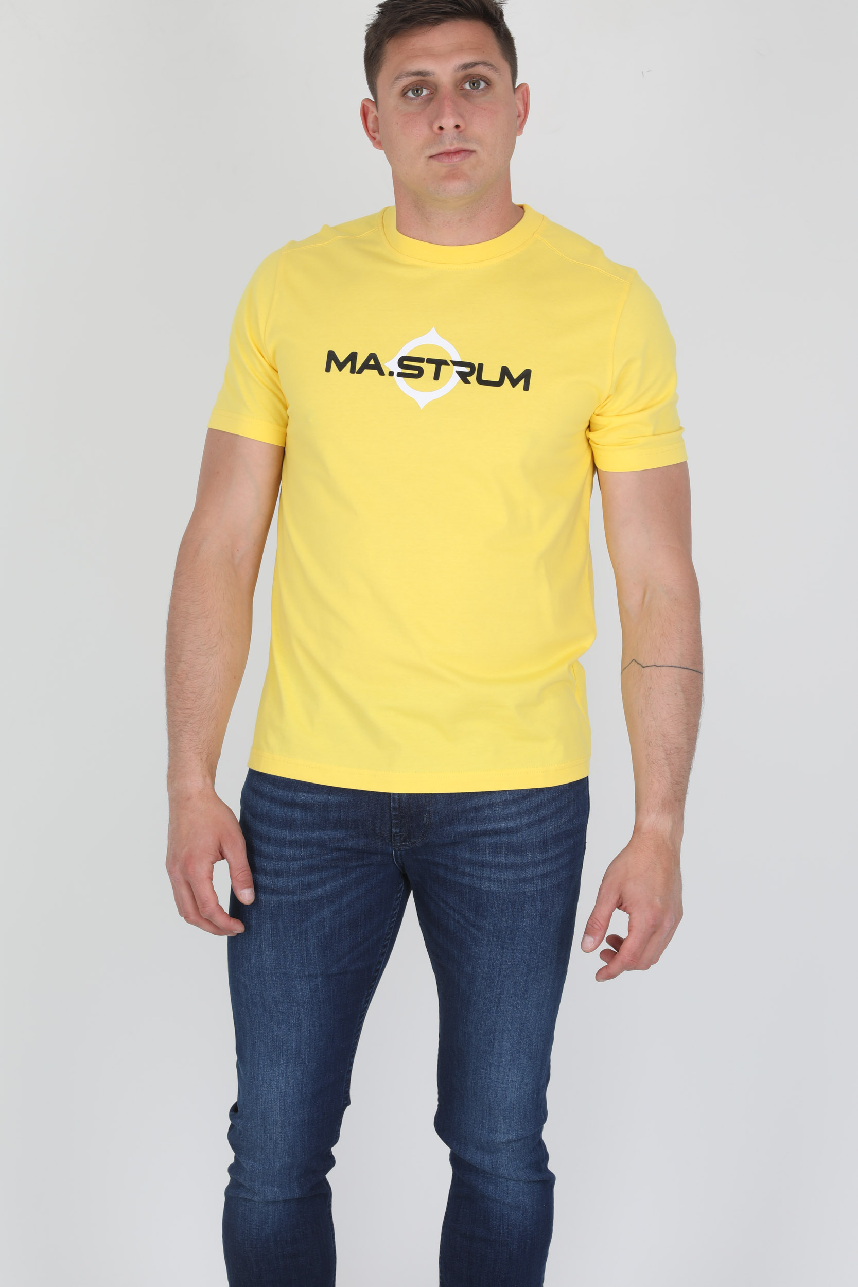 T-SHIRT LOGO JAUNE MASTRUM MAS8369-M711