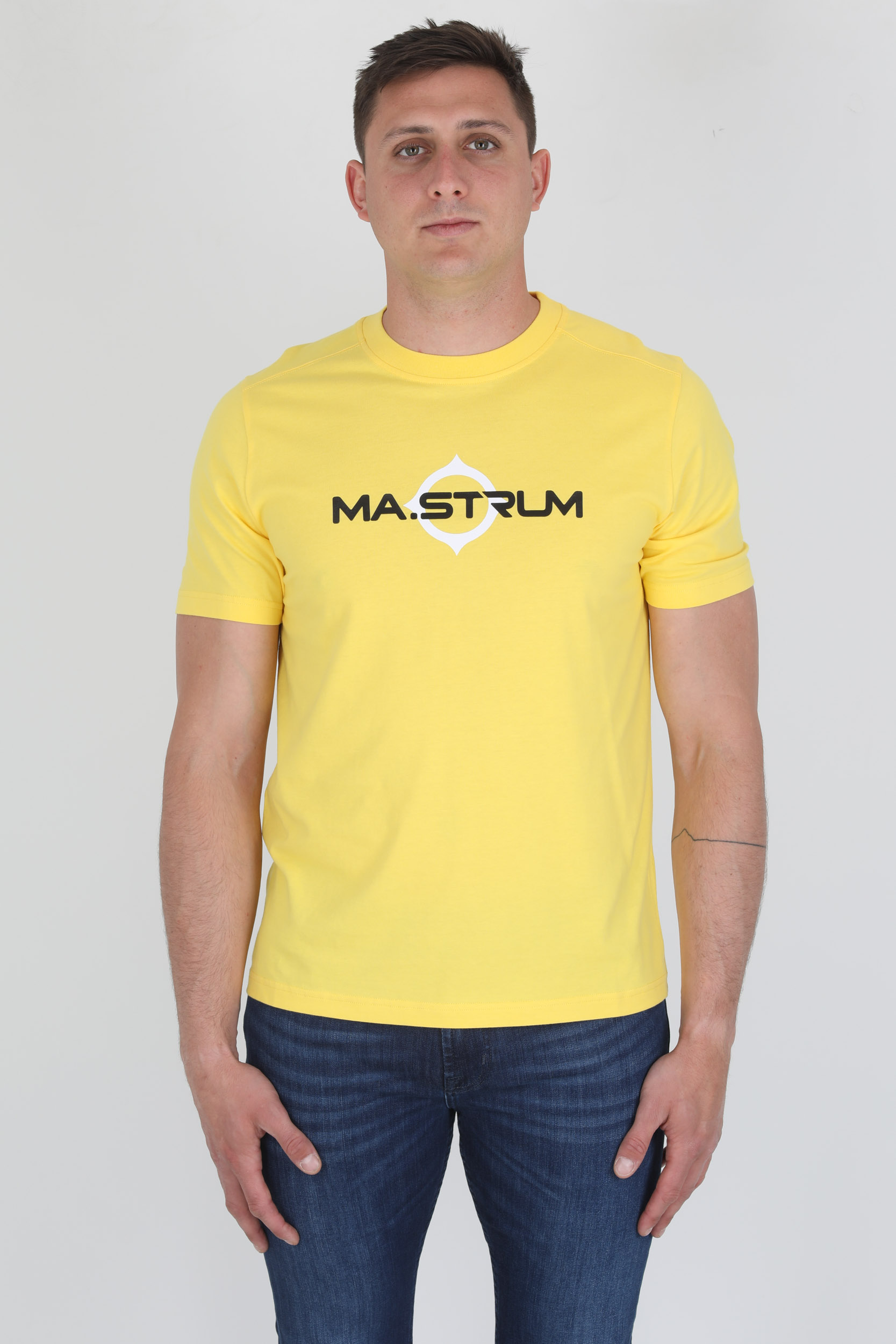 T-SHIRT LOGO JAUNE MASTRUM MAS8369-M711