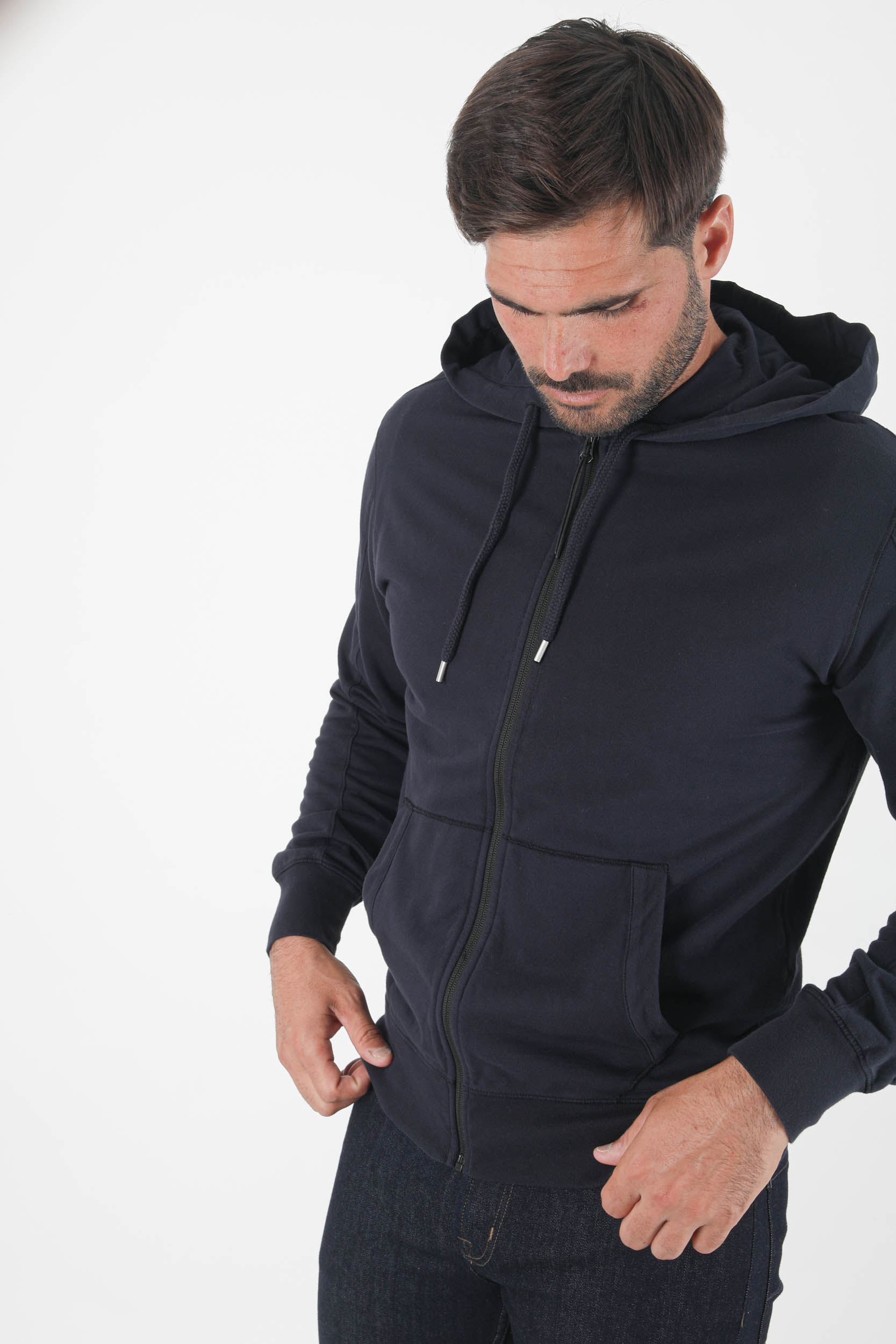 SWEAT ZIPPE C.P COMPANY MARINE S077A-888