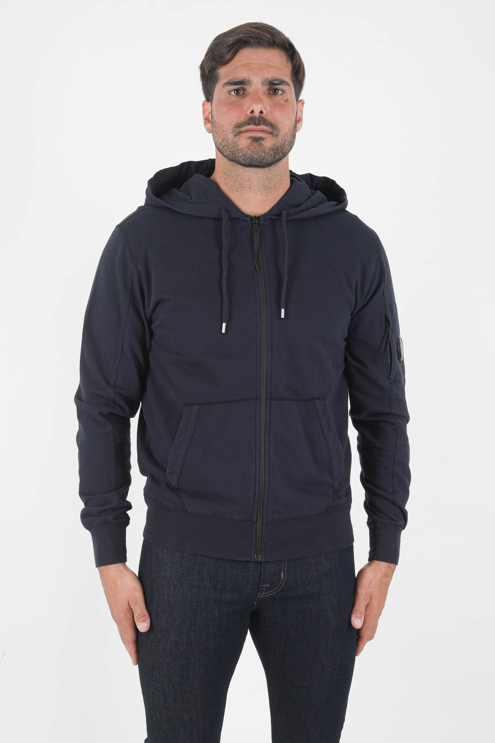SWEAT ZIPPE C.P COMPANY MARINE S077A-888