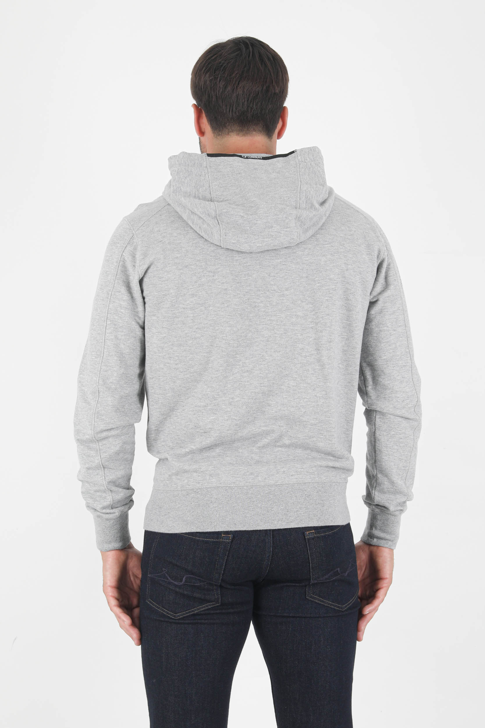 SWEAT ZIPPE C.P COMPANY GRIS S077A-M93