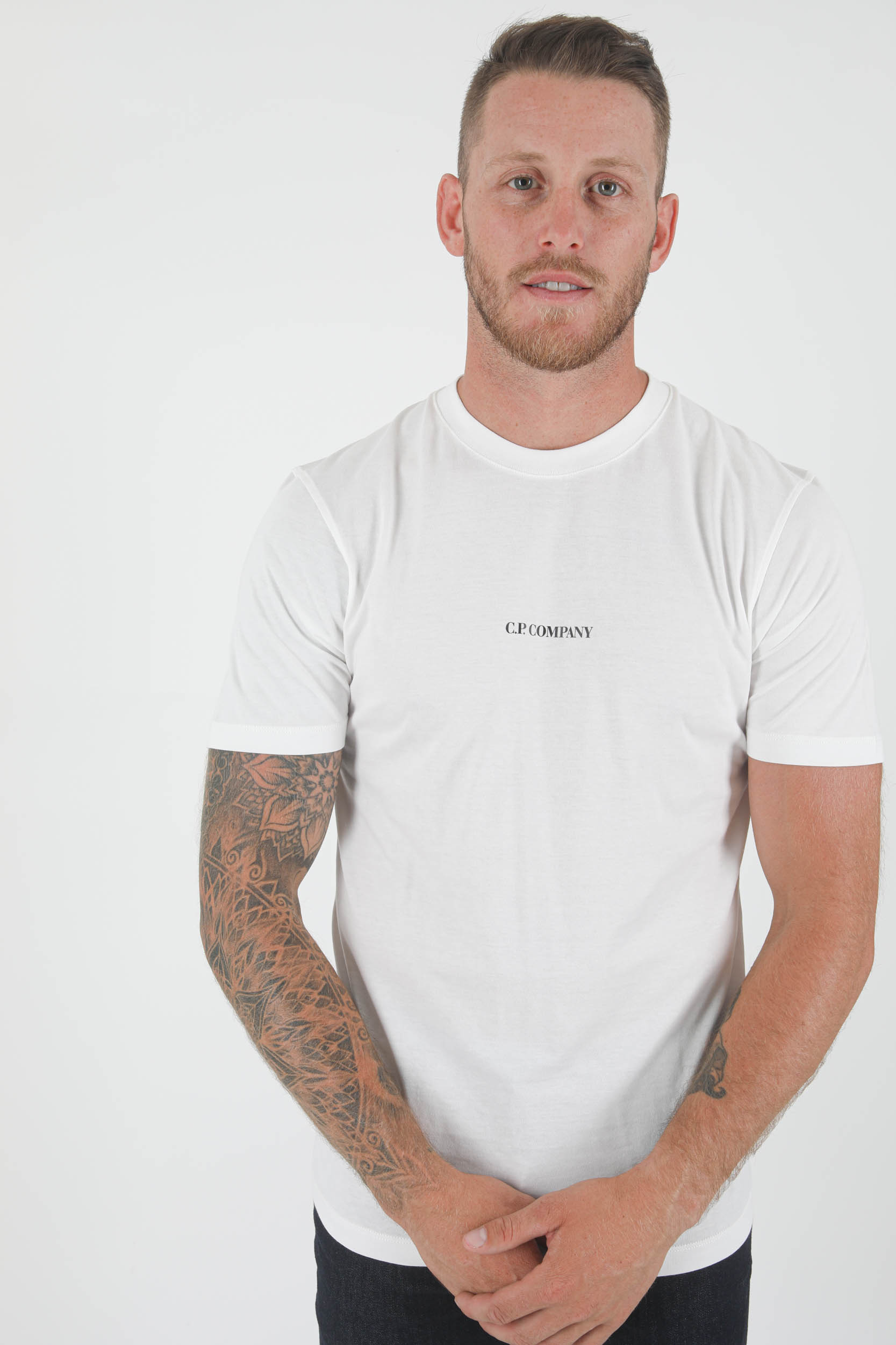 T-SHIRT C.P COMPANY BLANC S213A-103