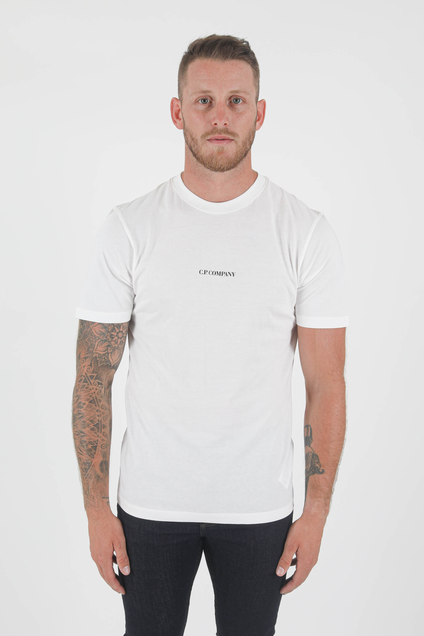 T-SHIRT C.P COMPANY BLANC S213A-103