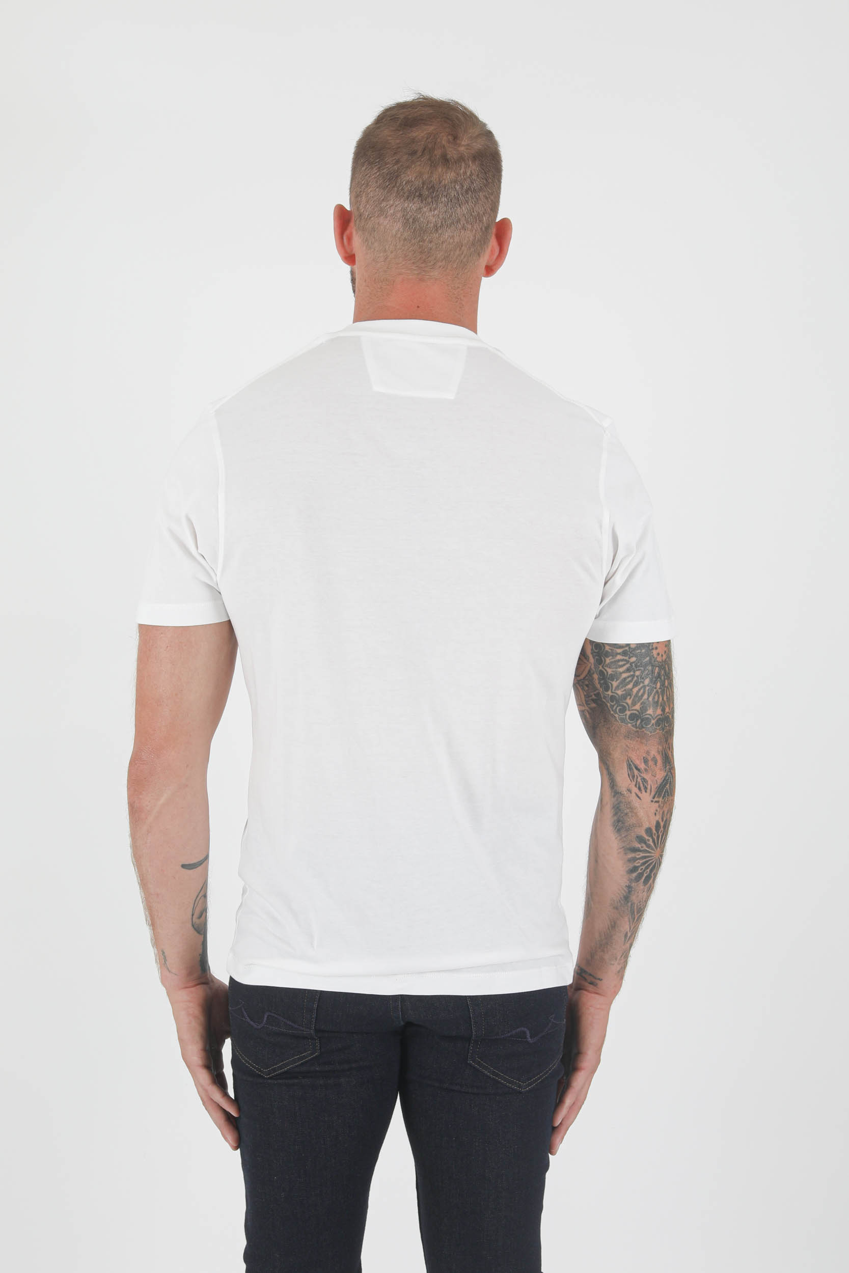 T-SHIRT C.P COMPANY BLANC S213A-103