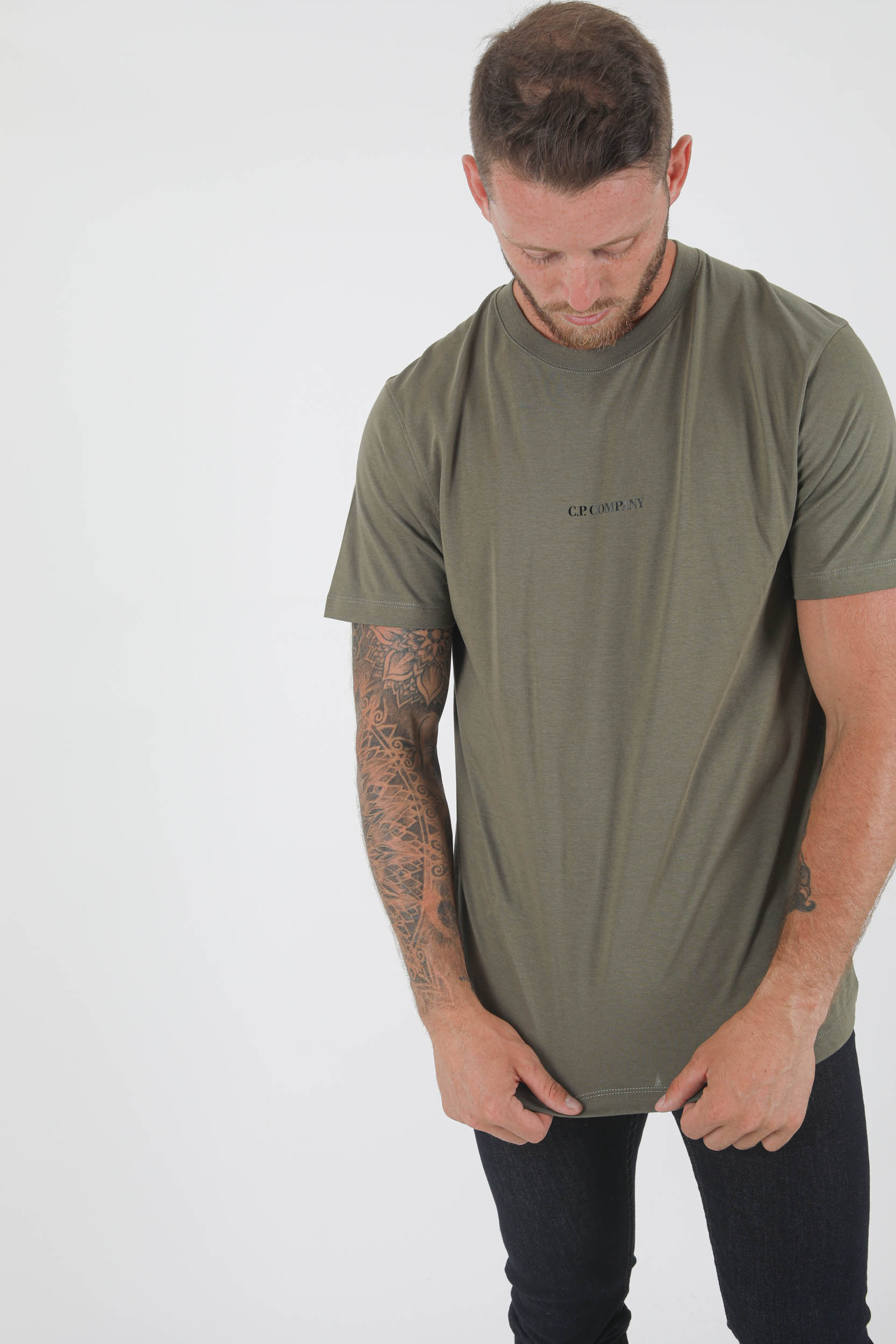 T-SHIRT C.P COMPANY KAKI S213A-665