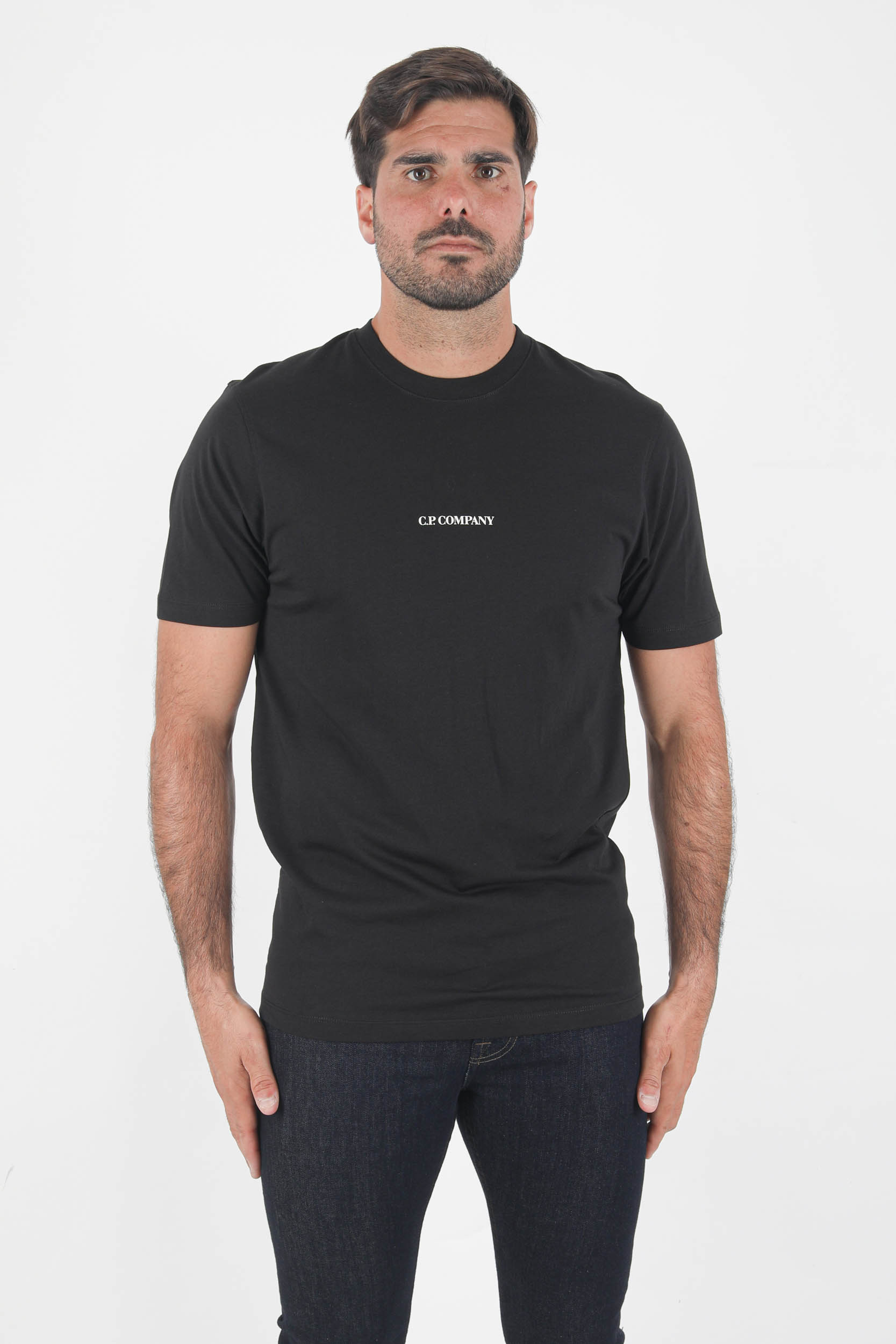 T-SHIRT C.P COMPANY NOIR S213A-999