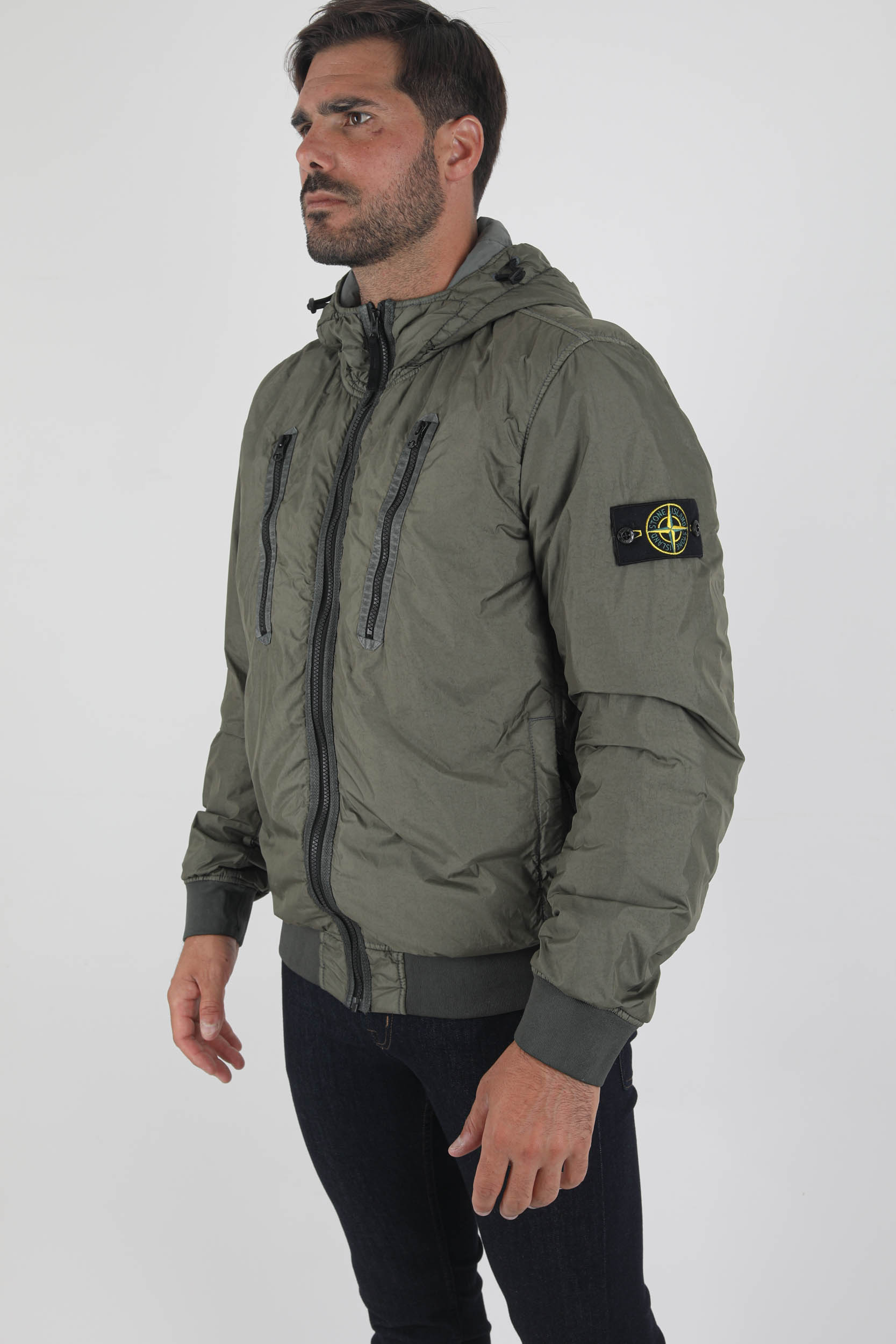 BLOUSON STONE ISLAND PRIMALOFT KAKI 751542223-V0055