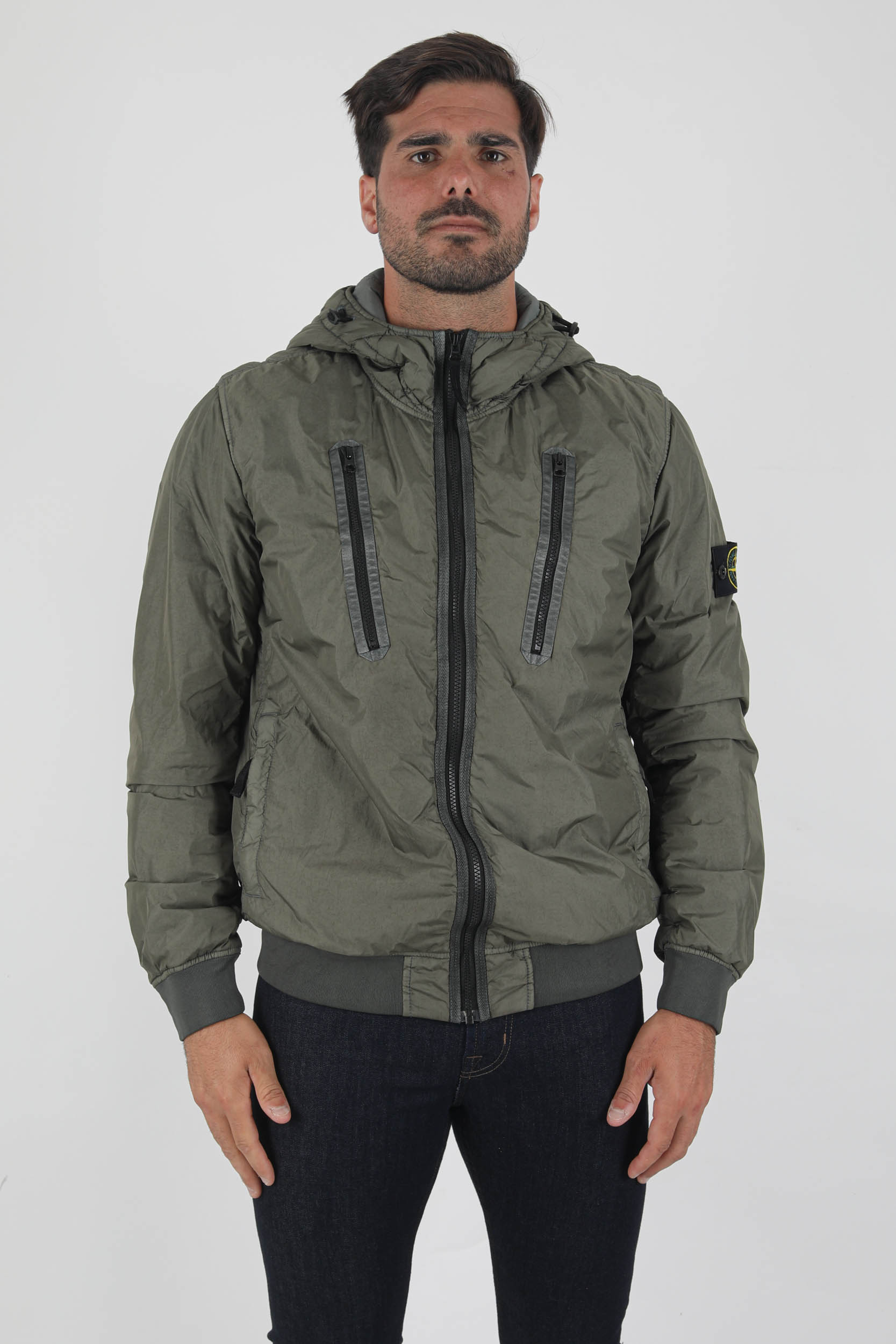 BLOUSON STONE ISLAND PRIMALOFT KAKI 751542223-V0055