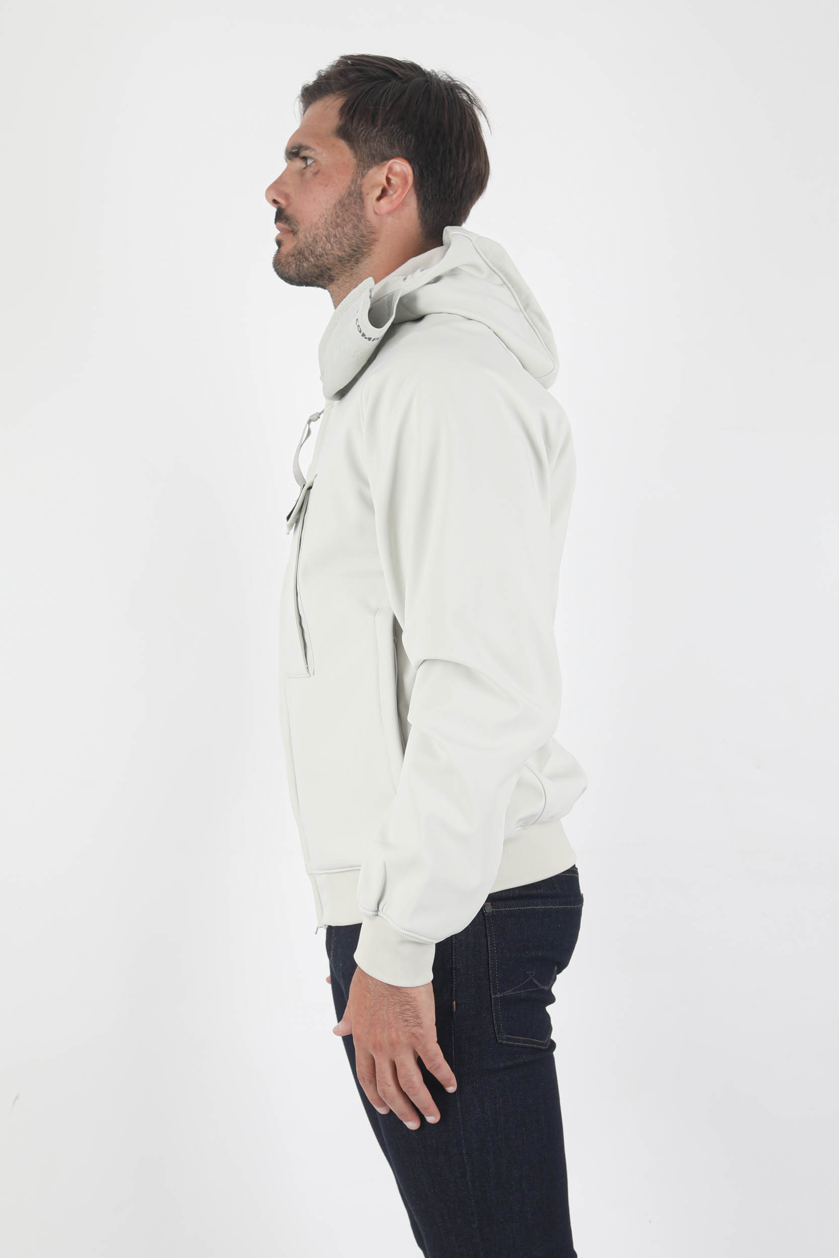 BLOUSON SOFT SHELL-R CREME W004-116