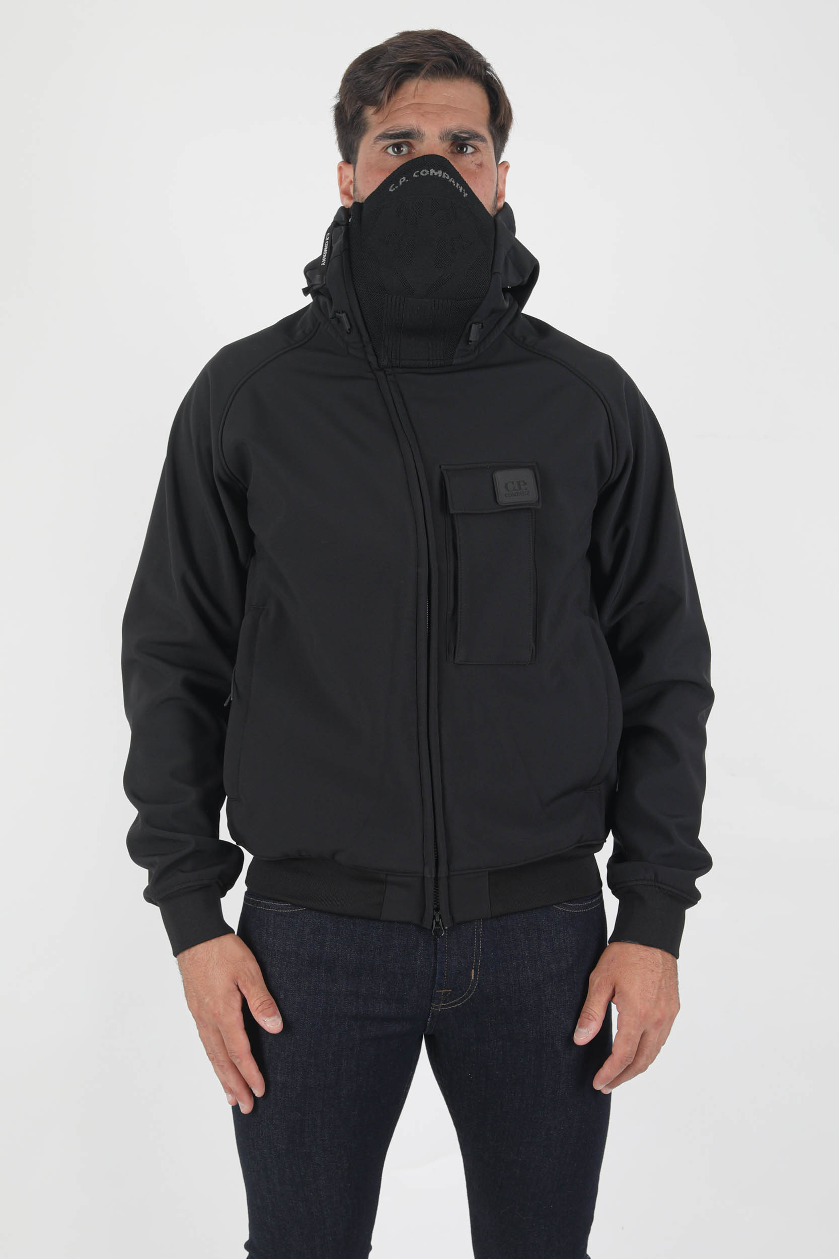 BLOUSON SOFT SHELL-R NOIR W004-999