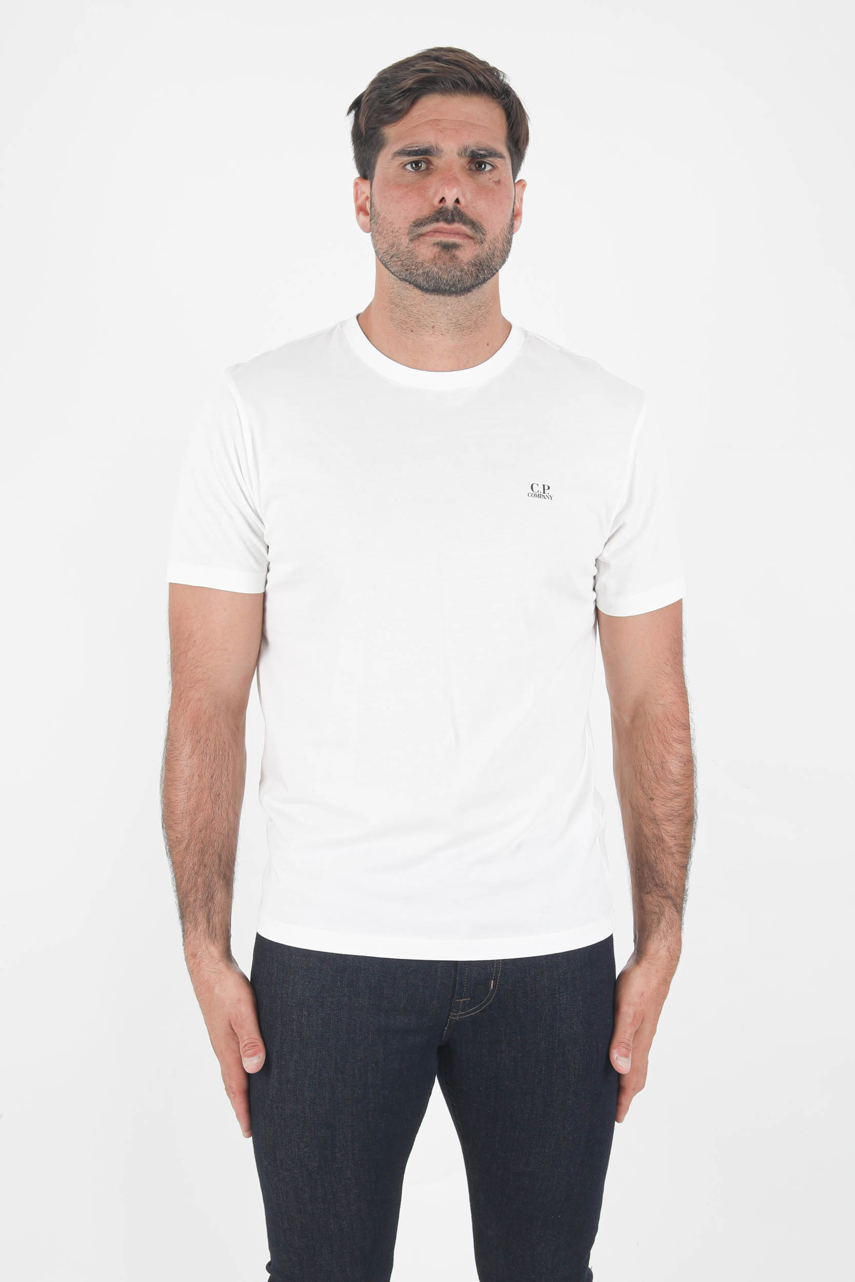T-SHIRT AVEC LUNETTE C.P COMPANY BLANC S037A-103