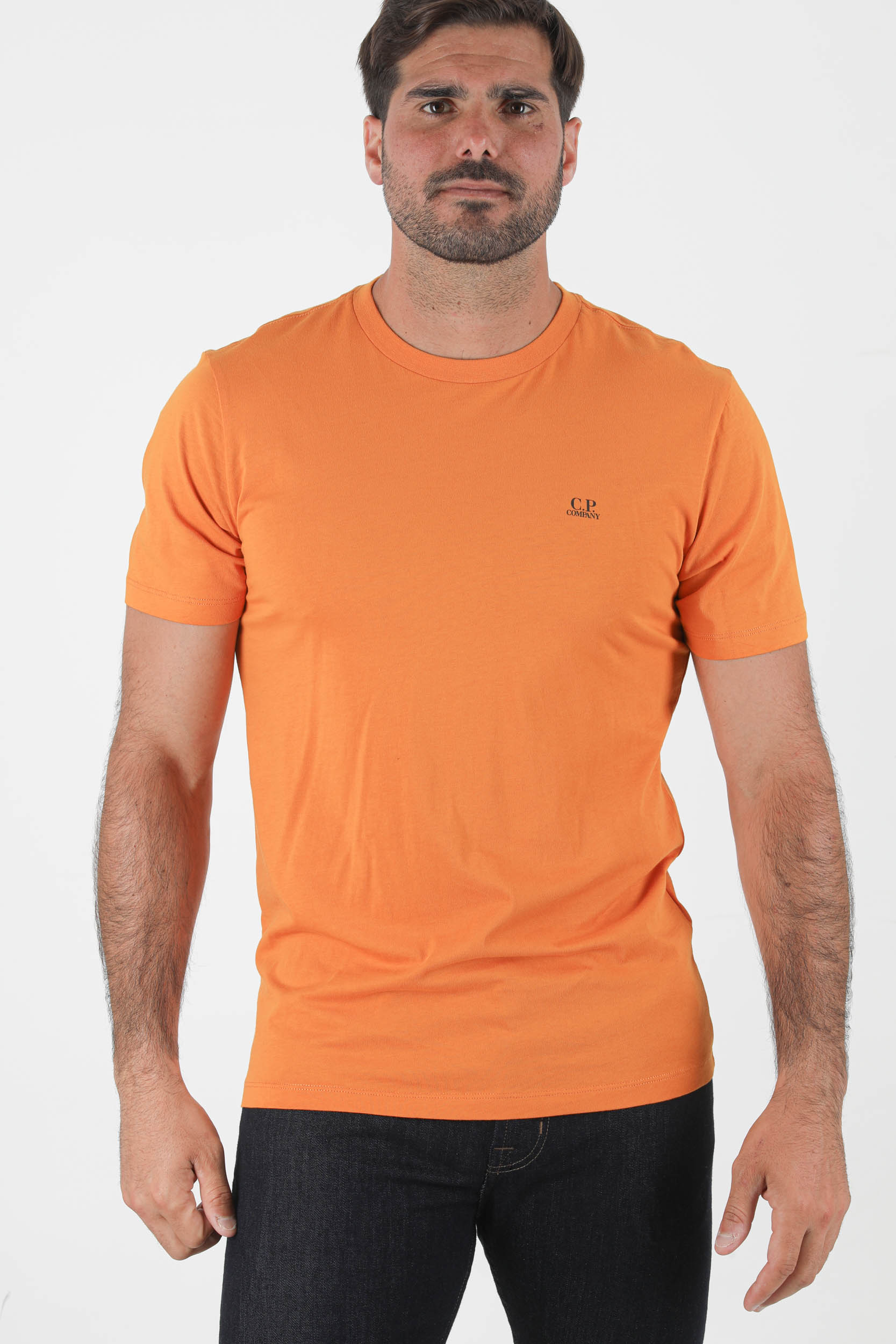 T-SHIRT AVEC LUNETTE C.P COMPANY ORANGE S037A-436