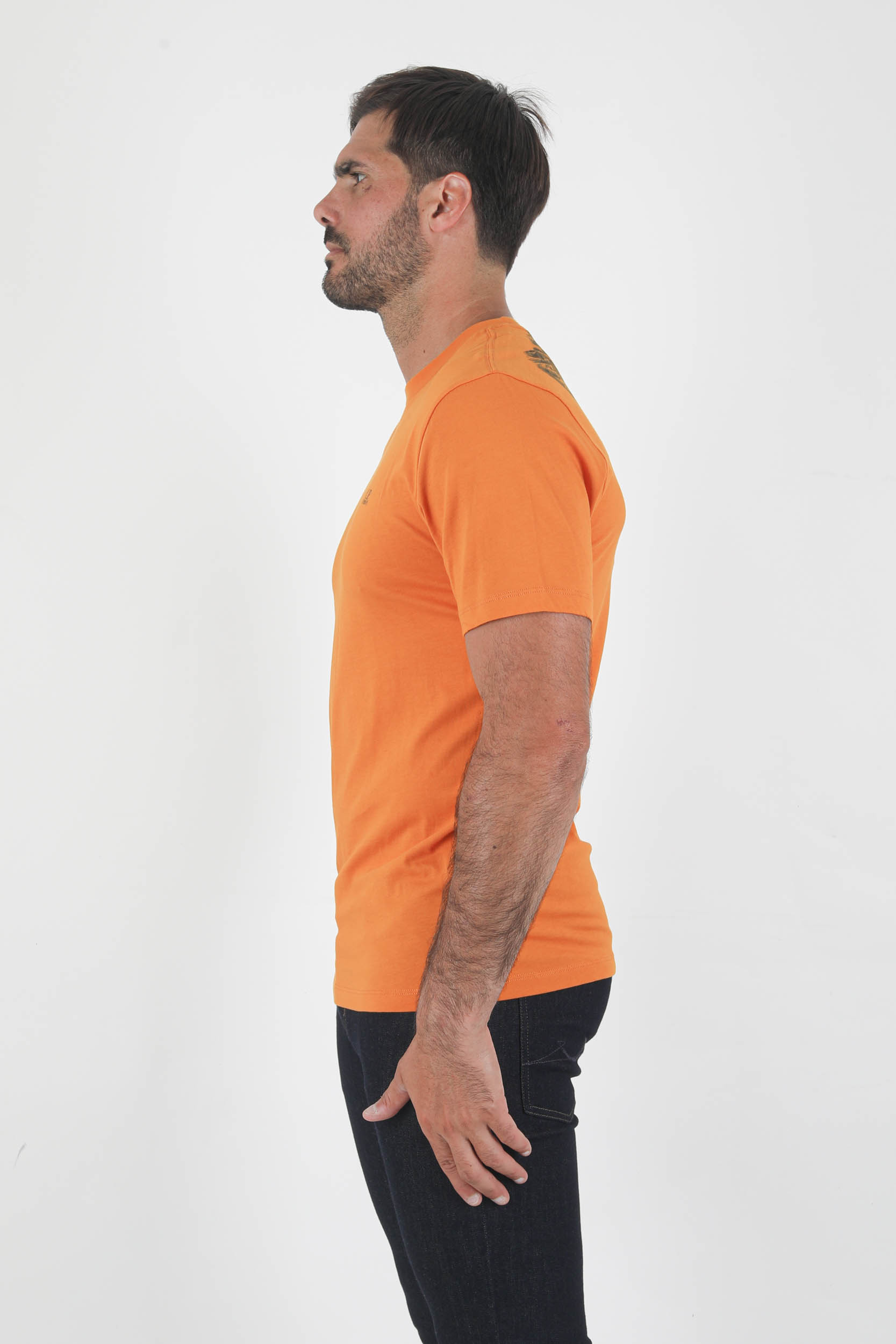 T-SHIRT AVEC LUNETTE C.P COMPANY ORANGE S037A-436