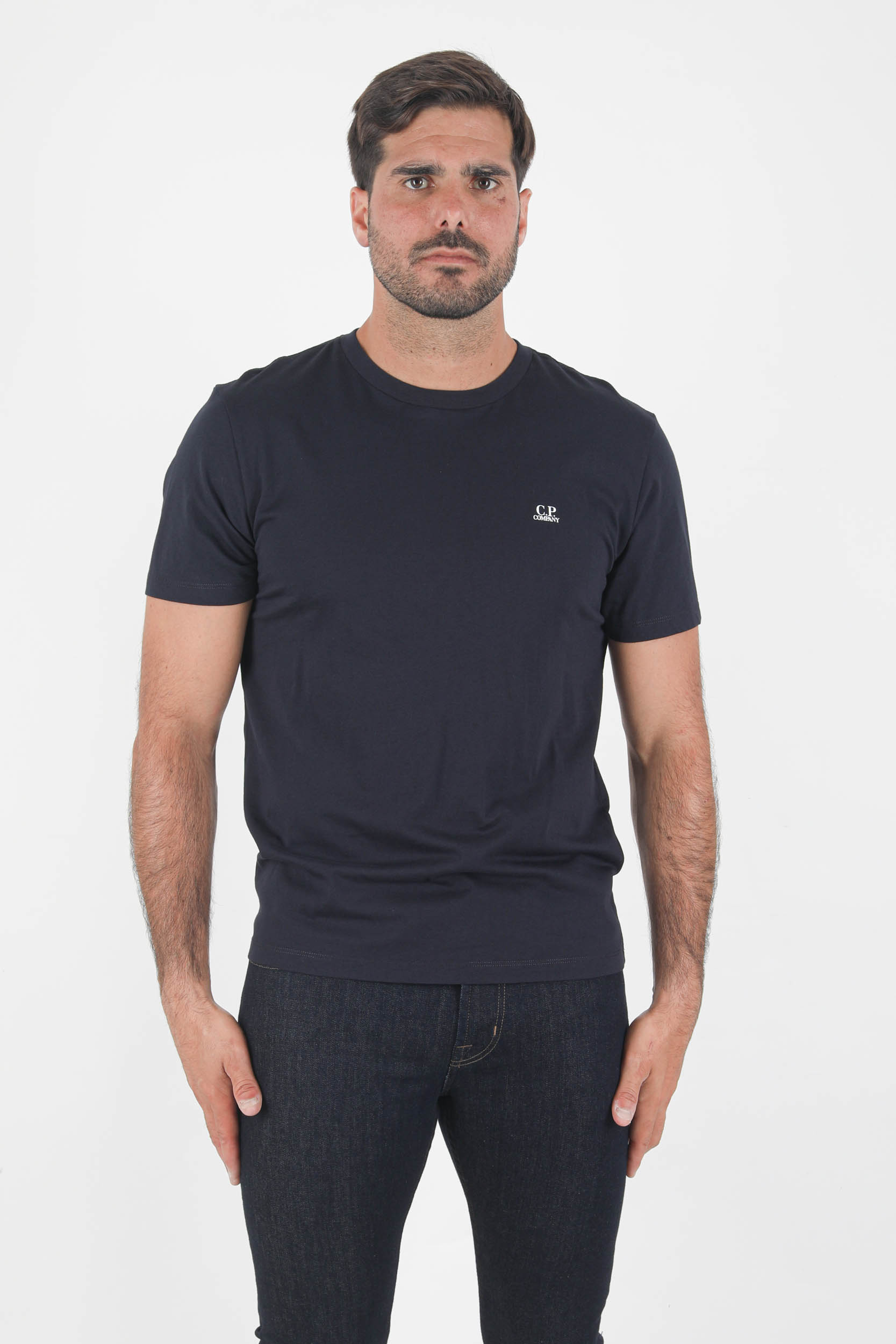 T-SHIRT C.P COMPANY PETIT LOGO MARINE S040A-888