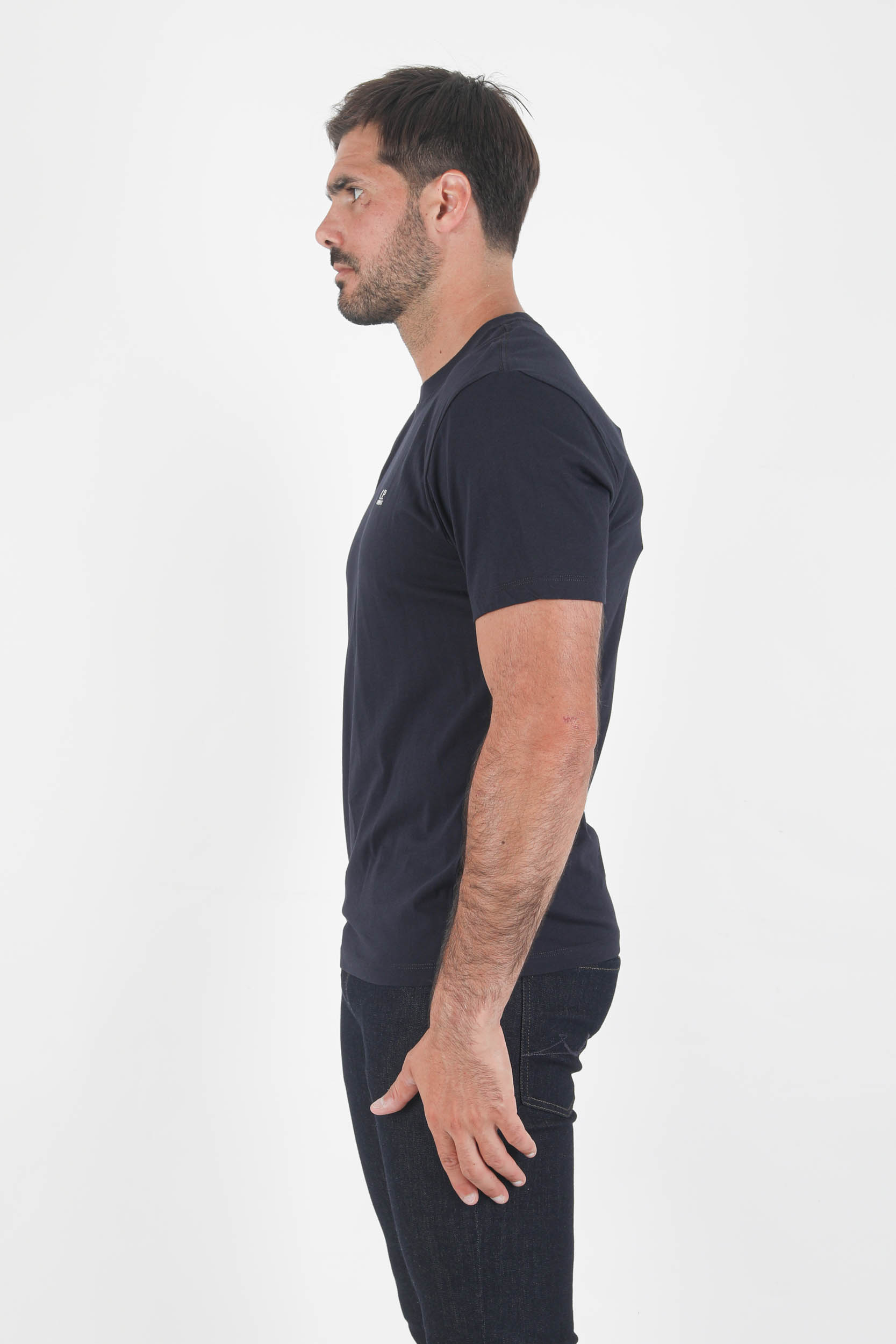 T-SHIRT C.P COMPANY PETIT LOGO MARINE S040A-888