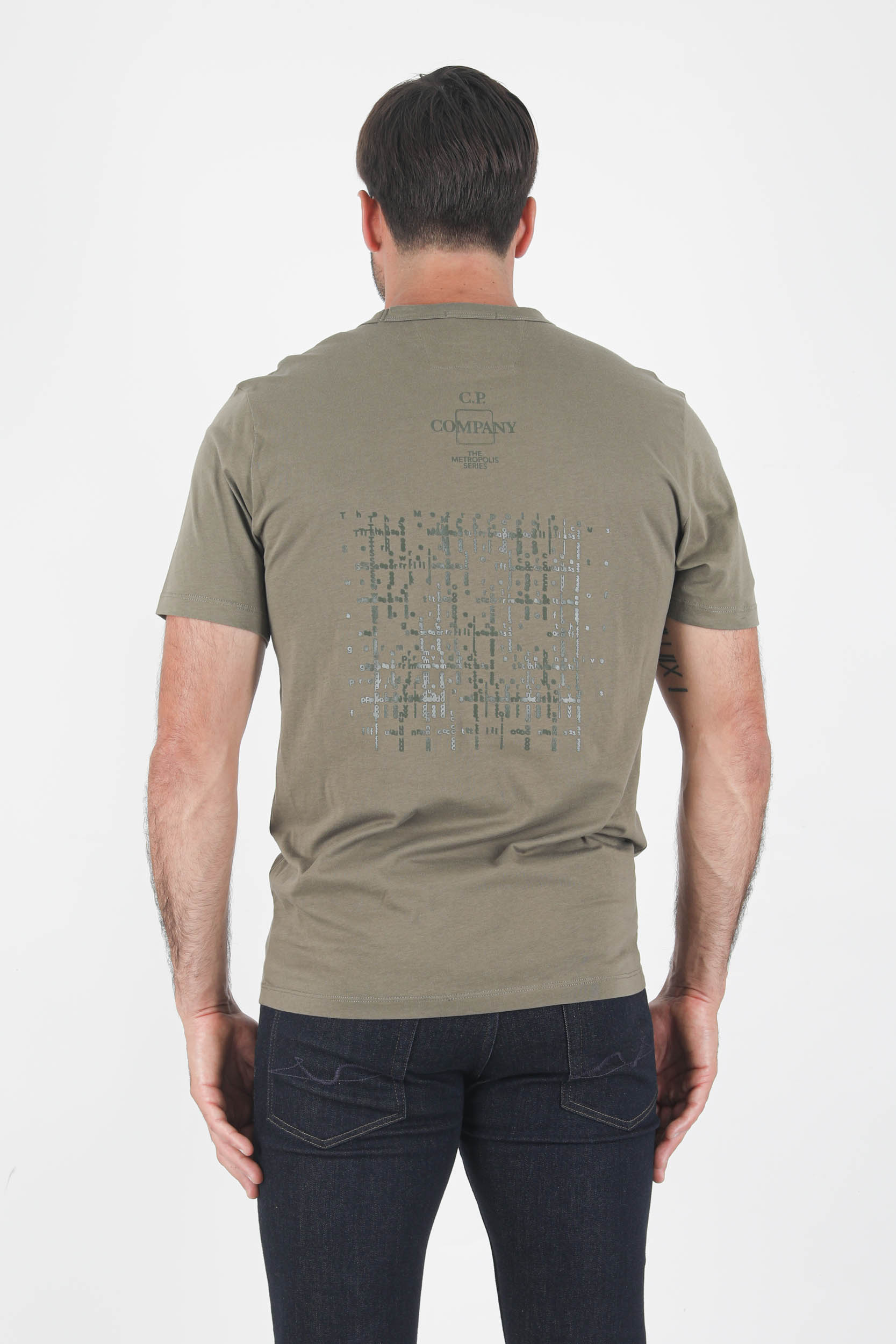 T-SHIRT JERSEY POCKET C.P COMPANY KAKI S220A-665