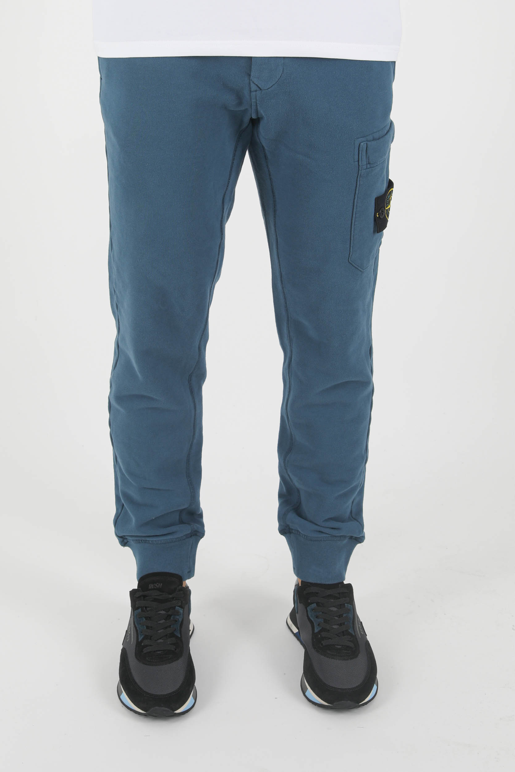BAS DE JOGGING STONE ISLAND BLEU PETROLE 751564520-V0023