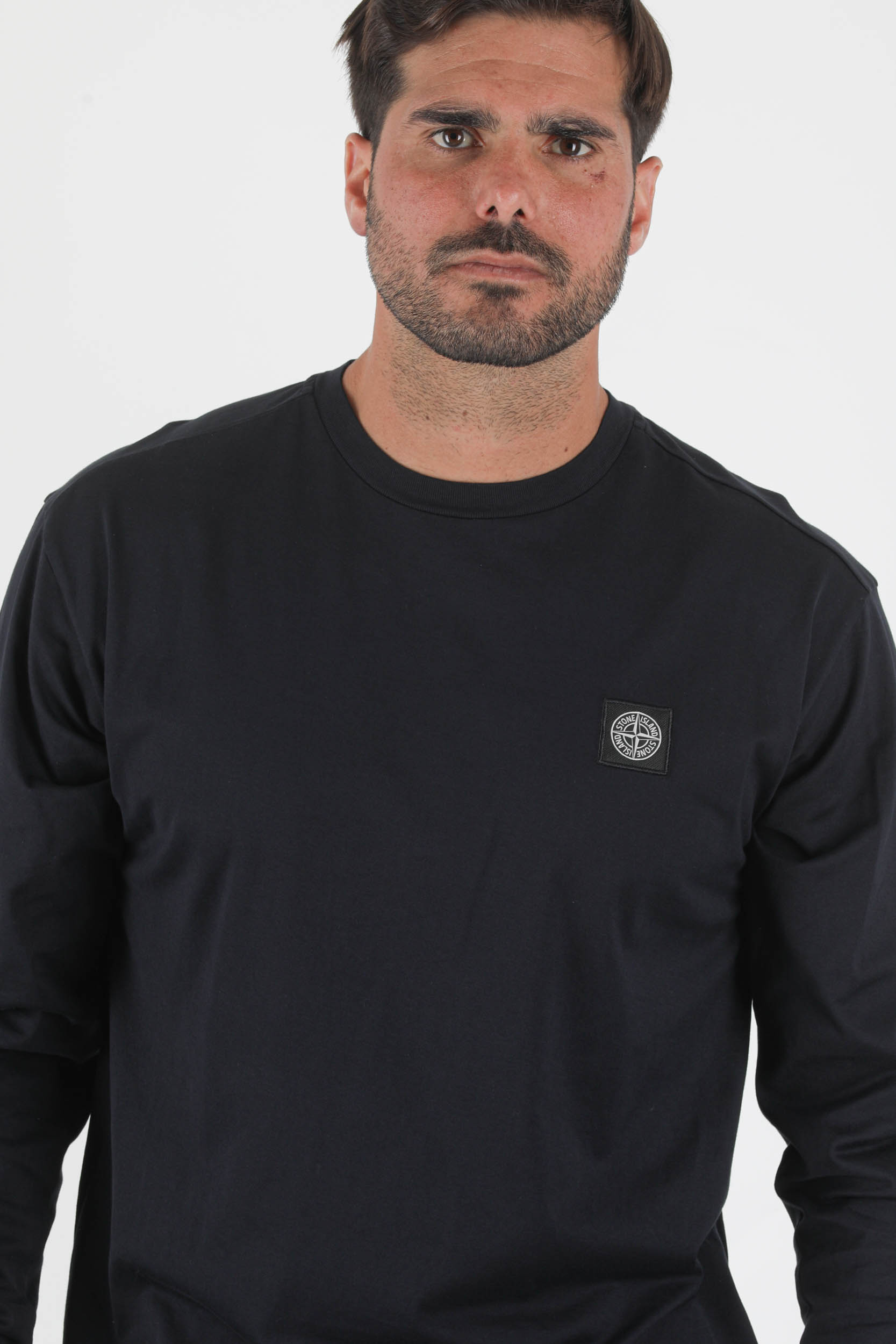 T-SHIRT A MANCHES LONGUES STONE ISLAND MARINE 751522713-V0020