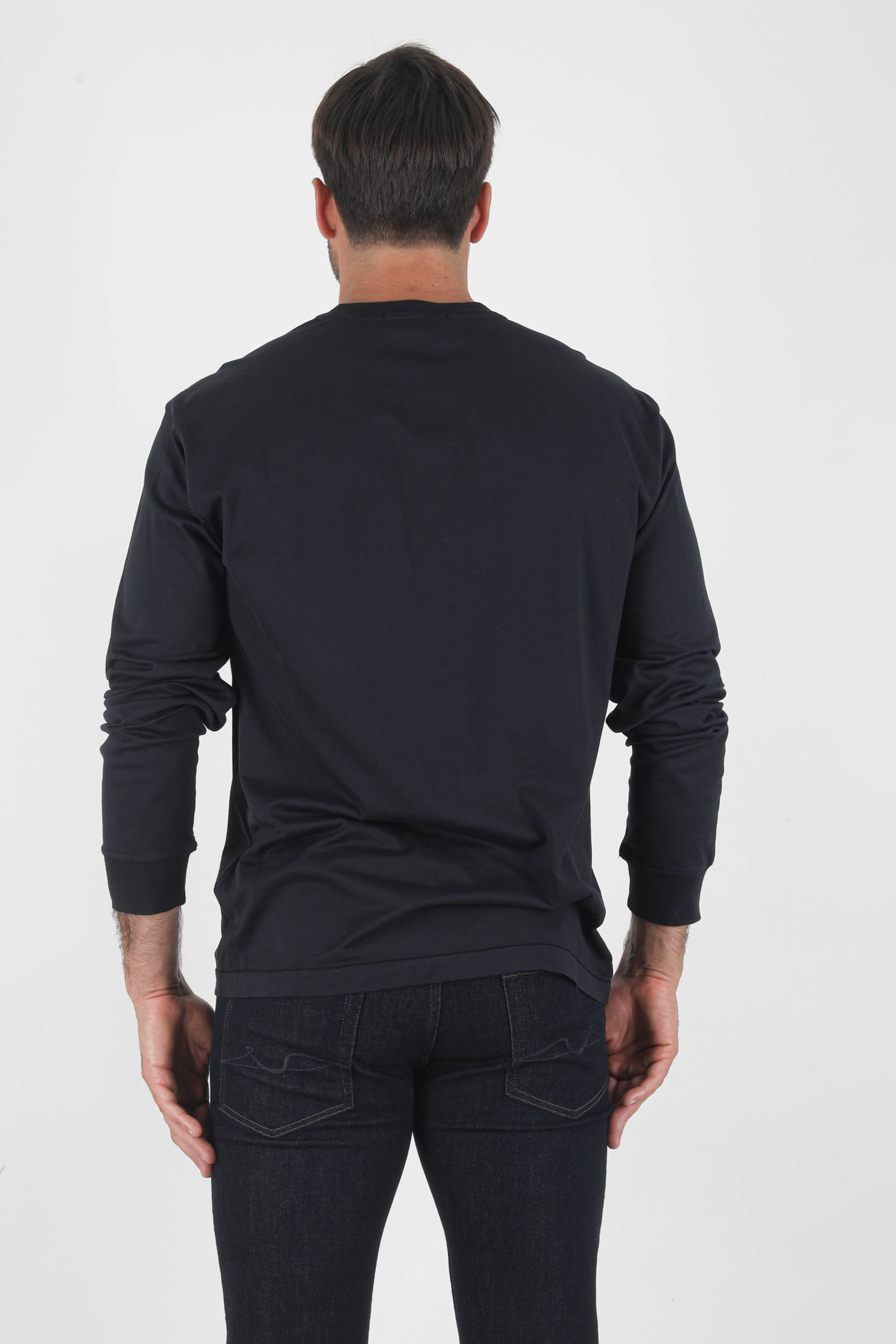 T-SHIRT A MANCHES LONGUES STONE ISLAND MARINE 751522713-V0020