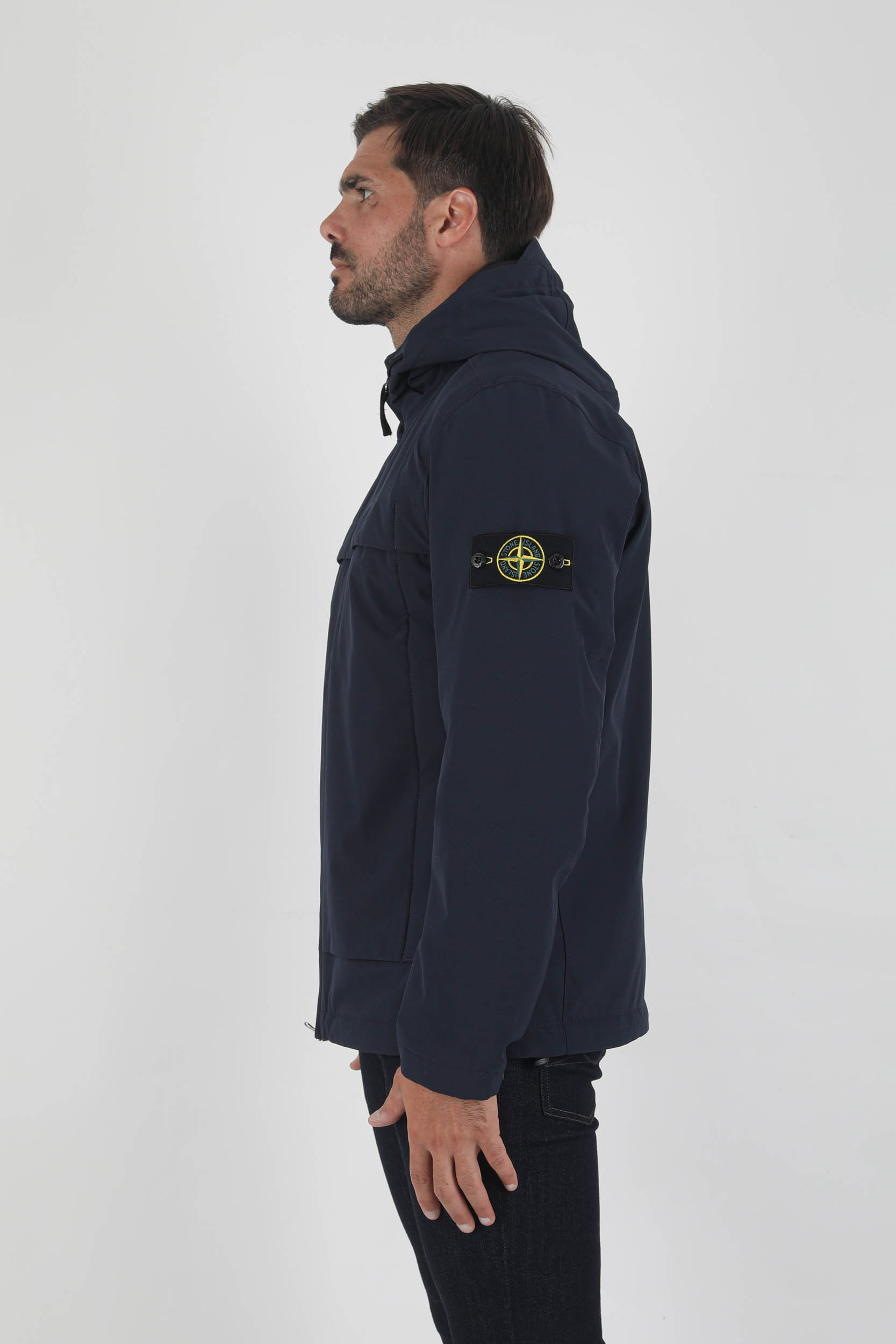 BLOUSON STONE ISLAND PRIMALOFT NYLON MAT MARINE 751541427-V0020