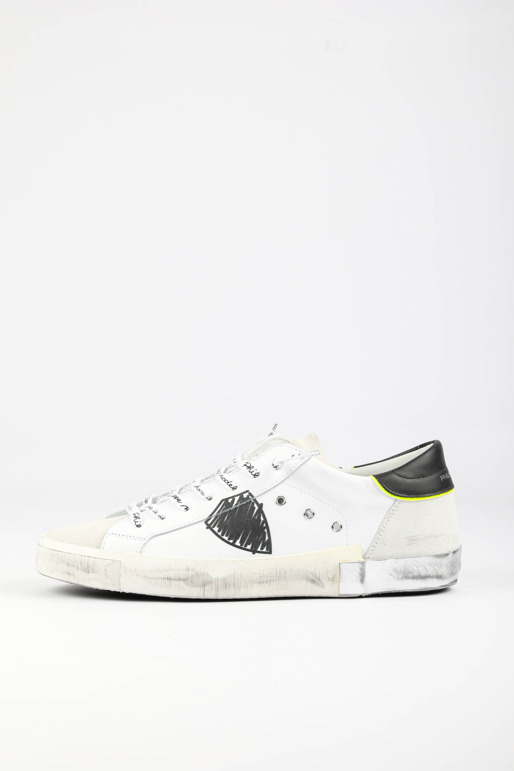 BASKETS PHILIPPE MODEL DESSIN BLANCHES PRLU-ECR1