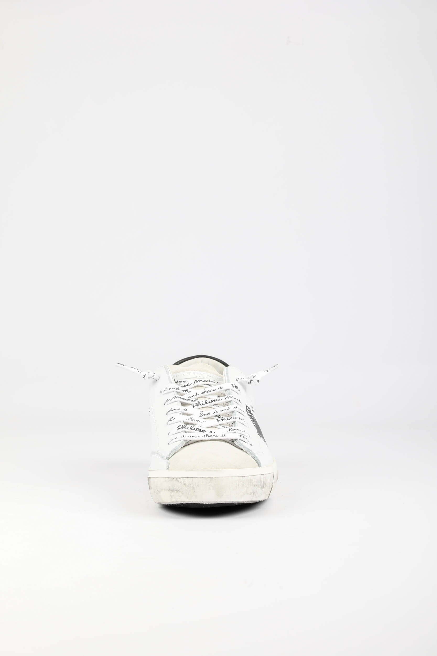 BASKETS PHILIPPE MODEL DESSIN BLANCHES PRLU-ECR1