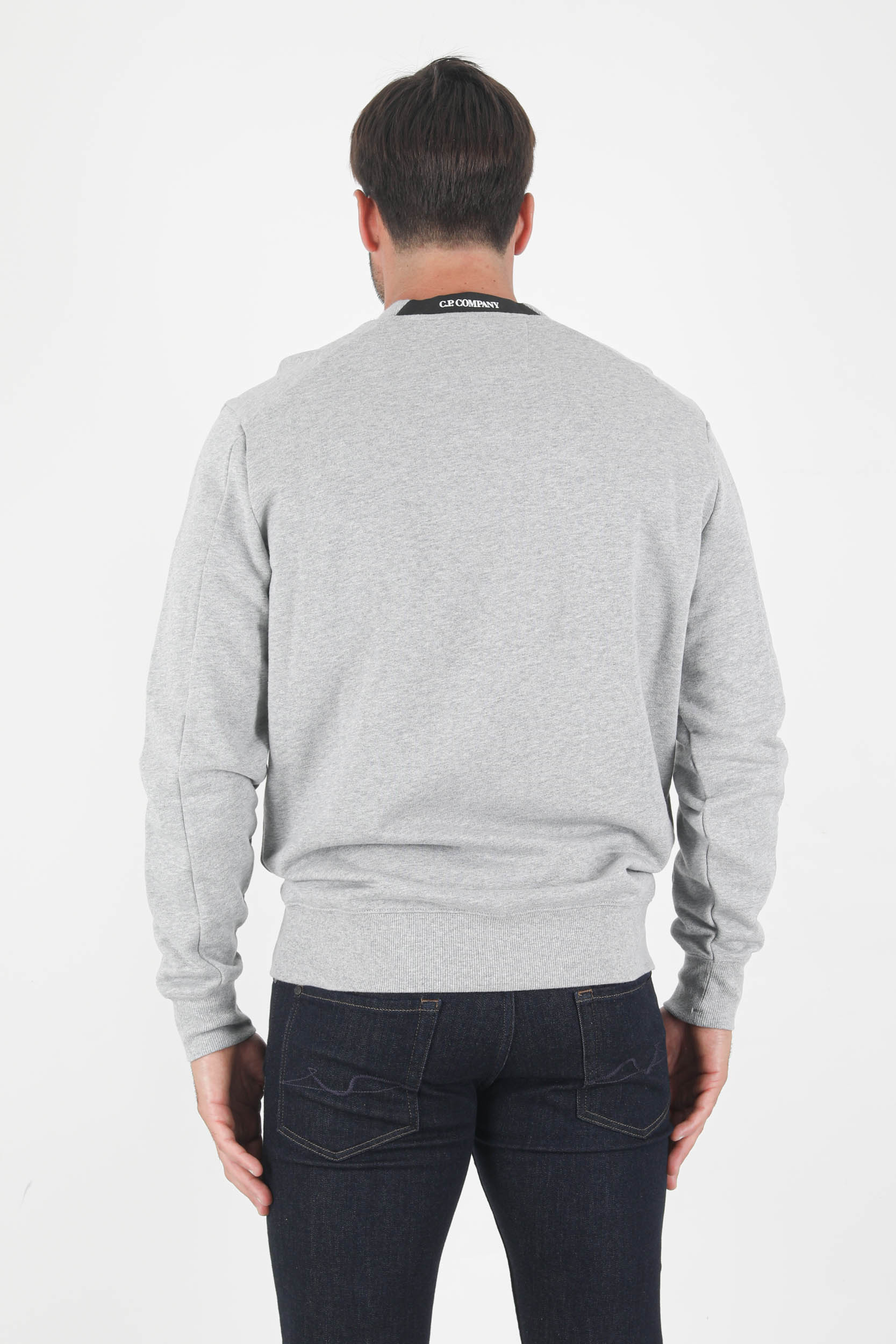 SWEAT COL ROND C.P COMPANY GRIS S055A-M93