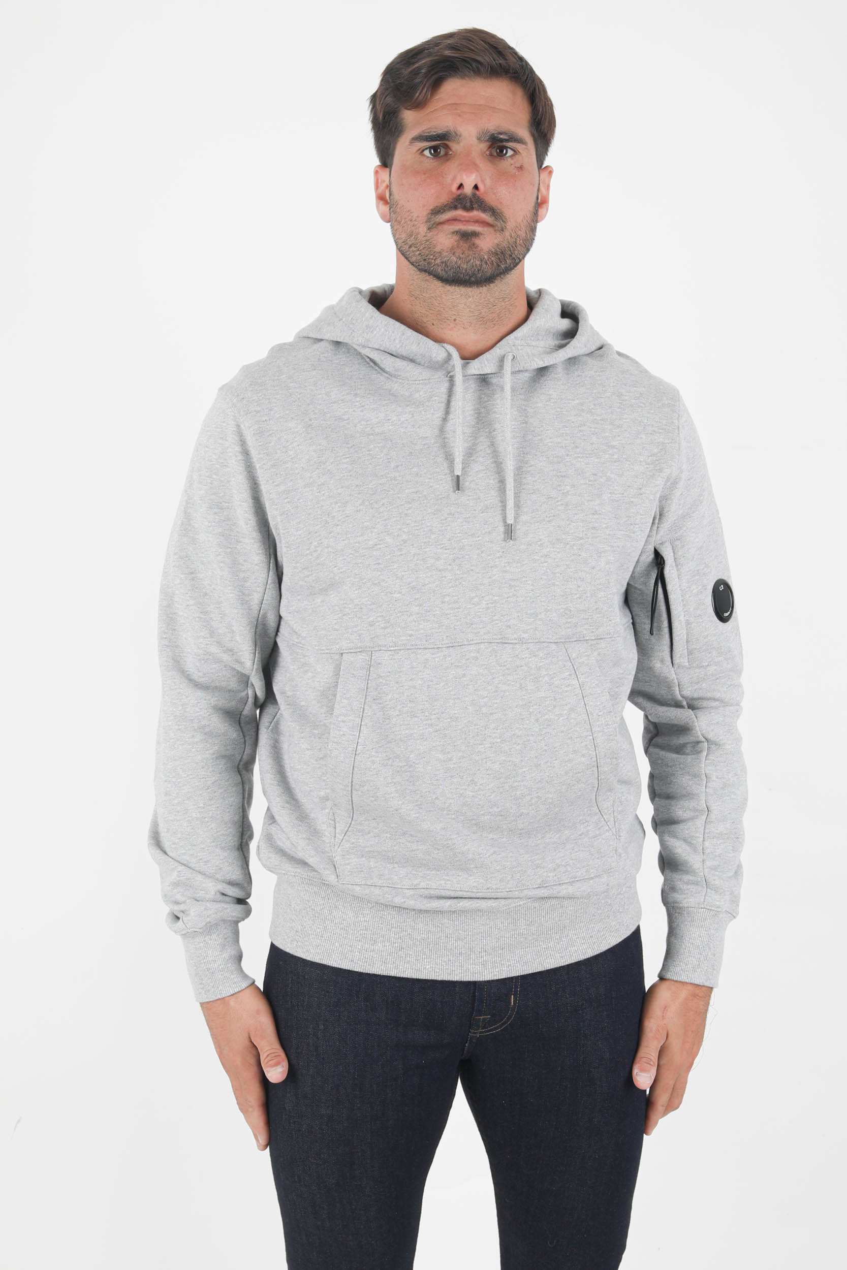 SWEAT A CAPUCHE C.P COMPANY GRIS S056A-M93