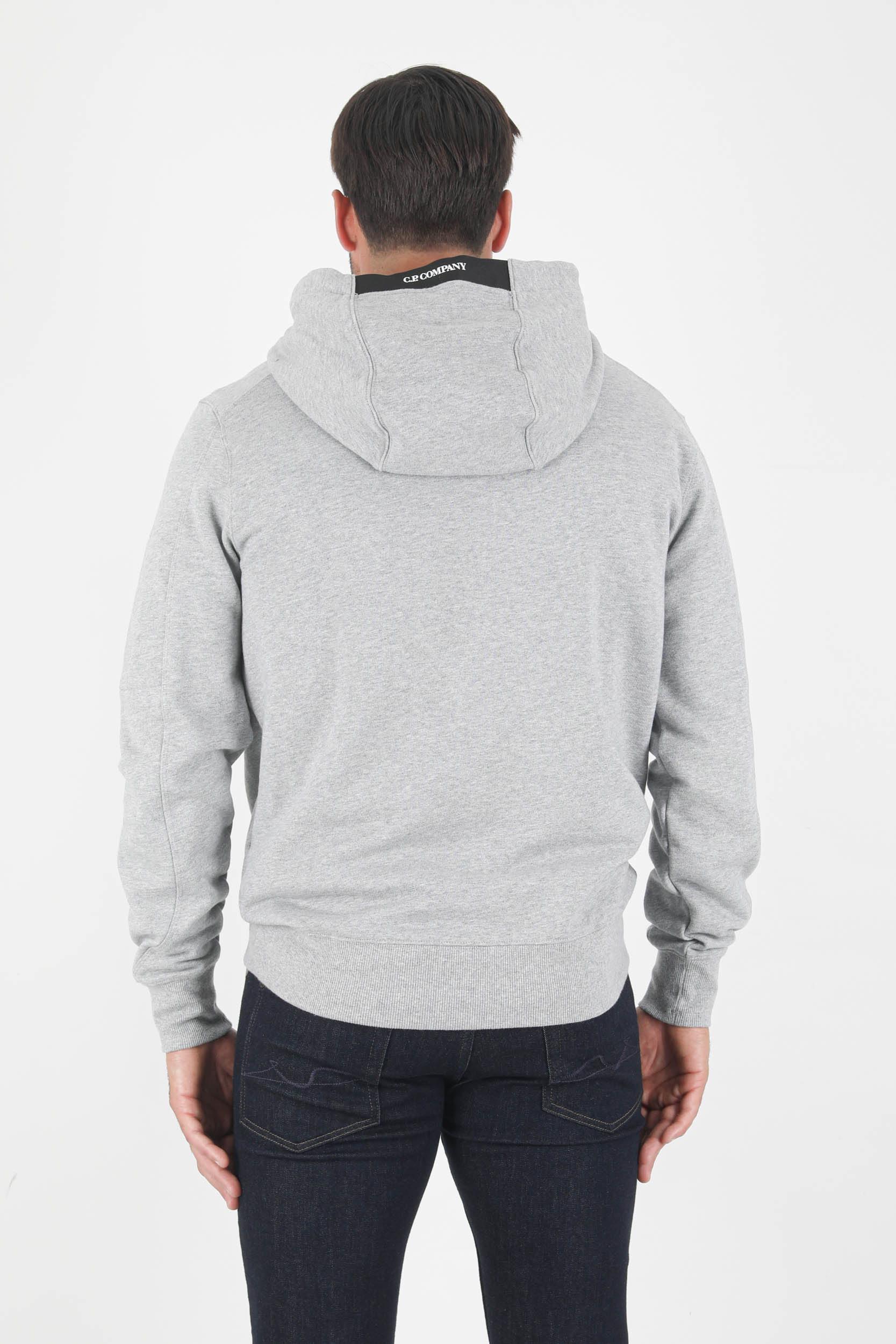 SWEAT A CAPUCHE C.P COMPANY GRIS S056A-M93